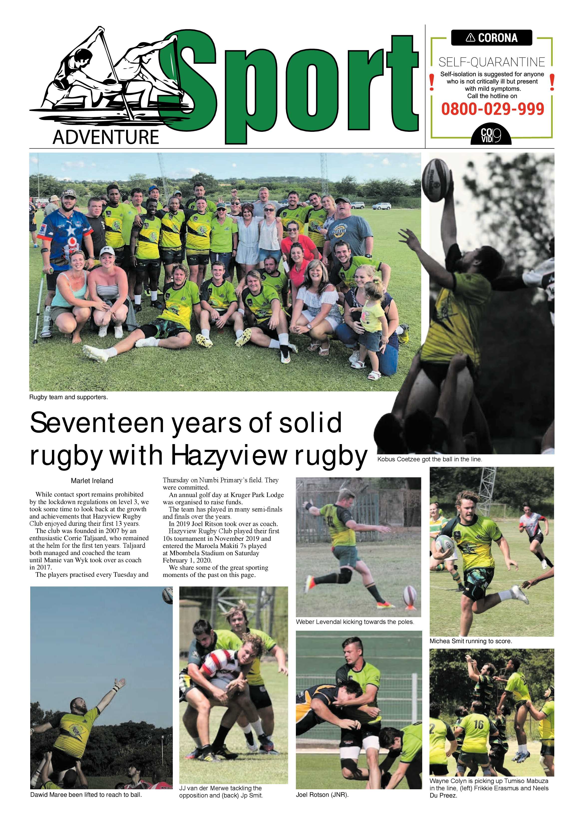 Hazyview Herald 24 June 2020 page 8