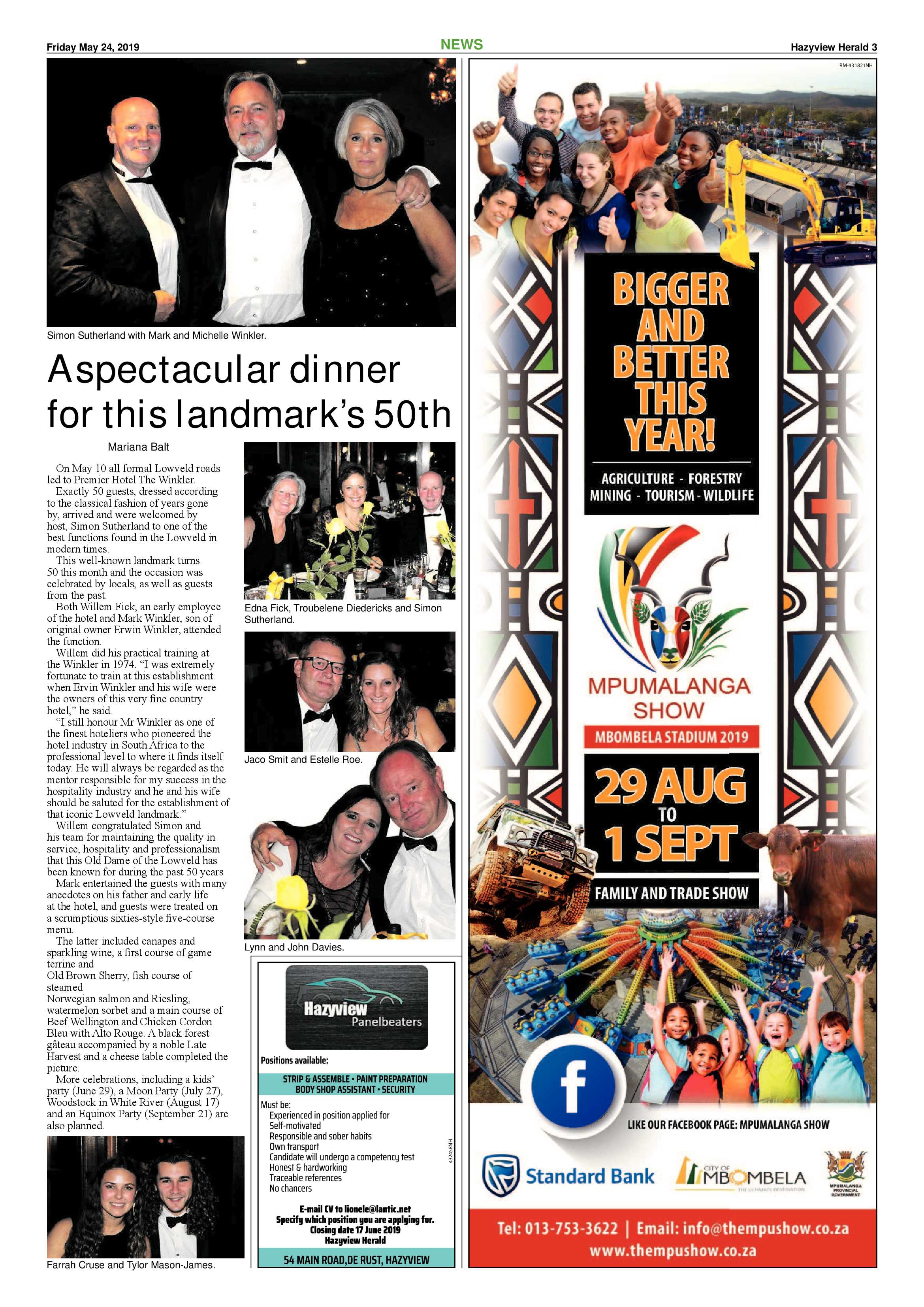 Hazyview Herald 24 May 2019 page 3