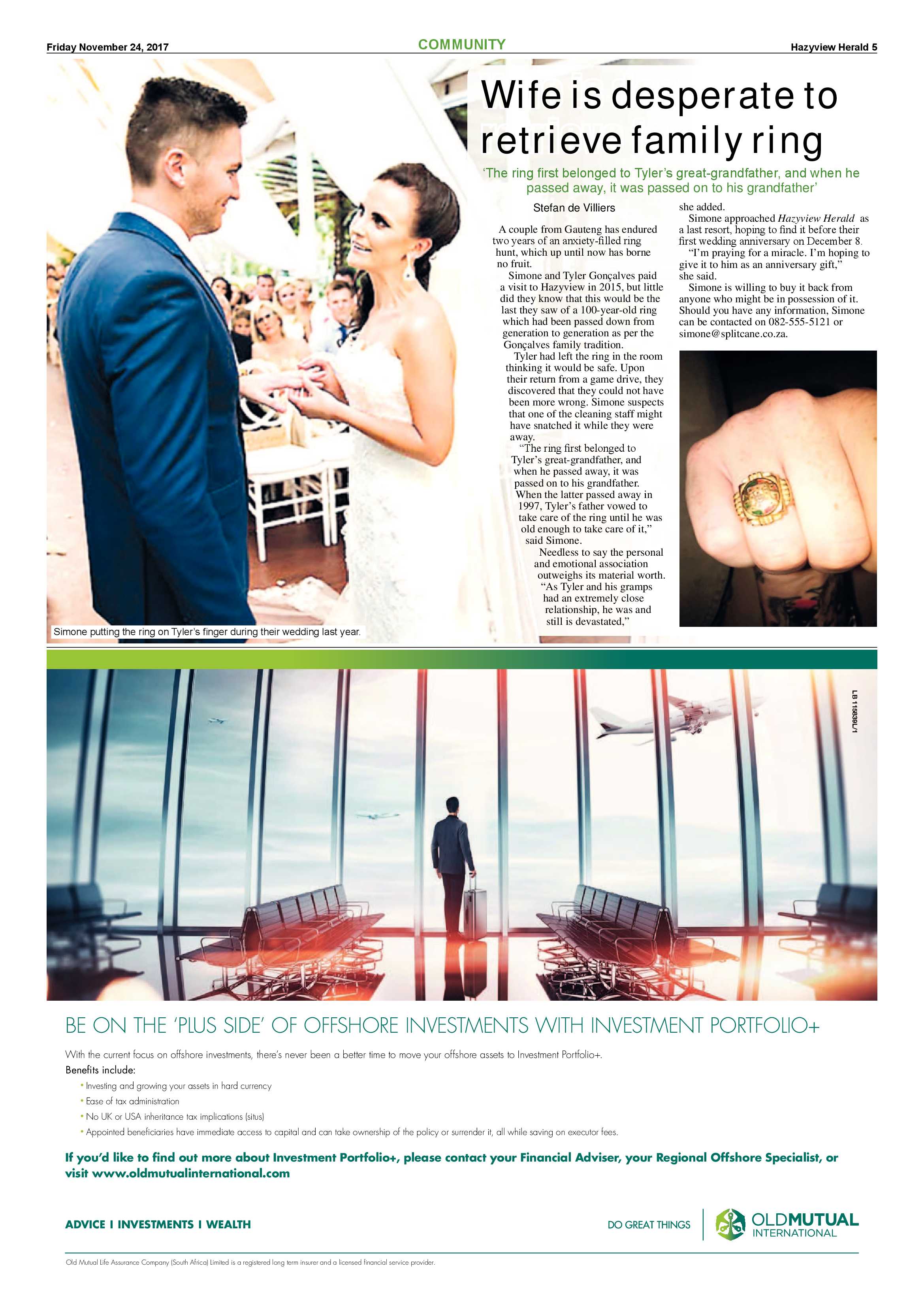 Hazyview Herald 24 November 2017 page 5