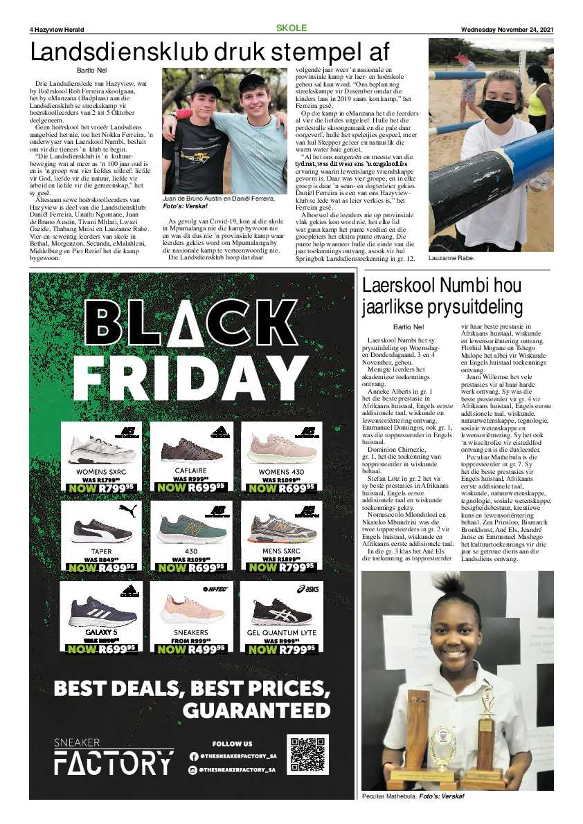 Hazyview Herald 24 November 2021 page 4