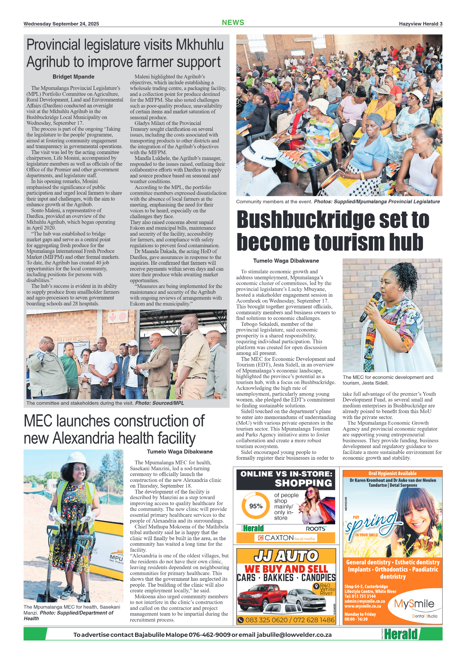 Hazyview Herald 24 September 2025 page 3