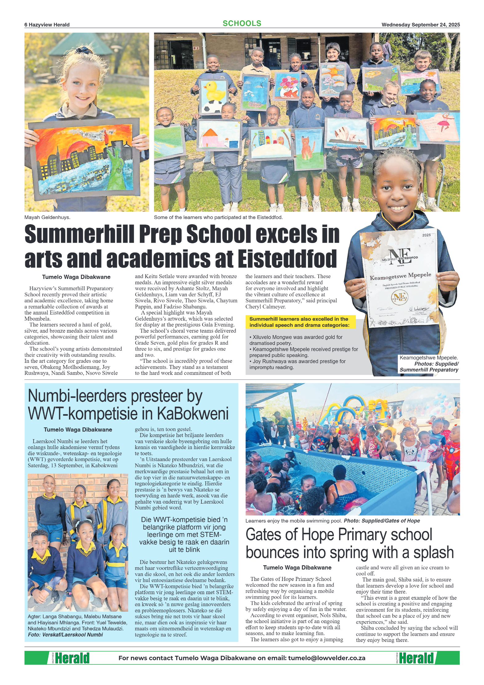 Hazyview Herald 24 September 2025 page 6