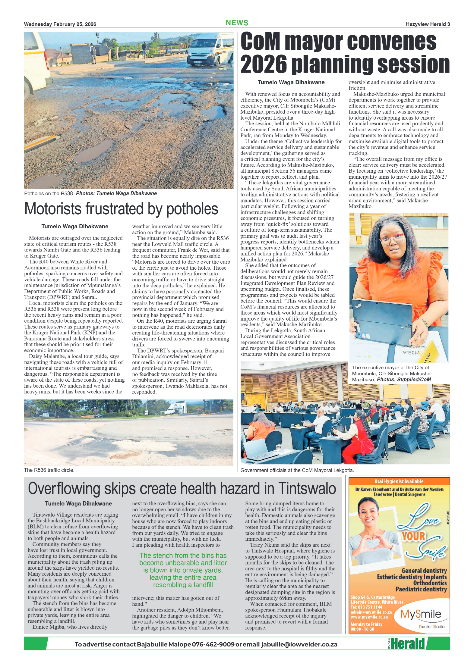 Hazyview Herald 25 February 2026 page 3