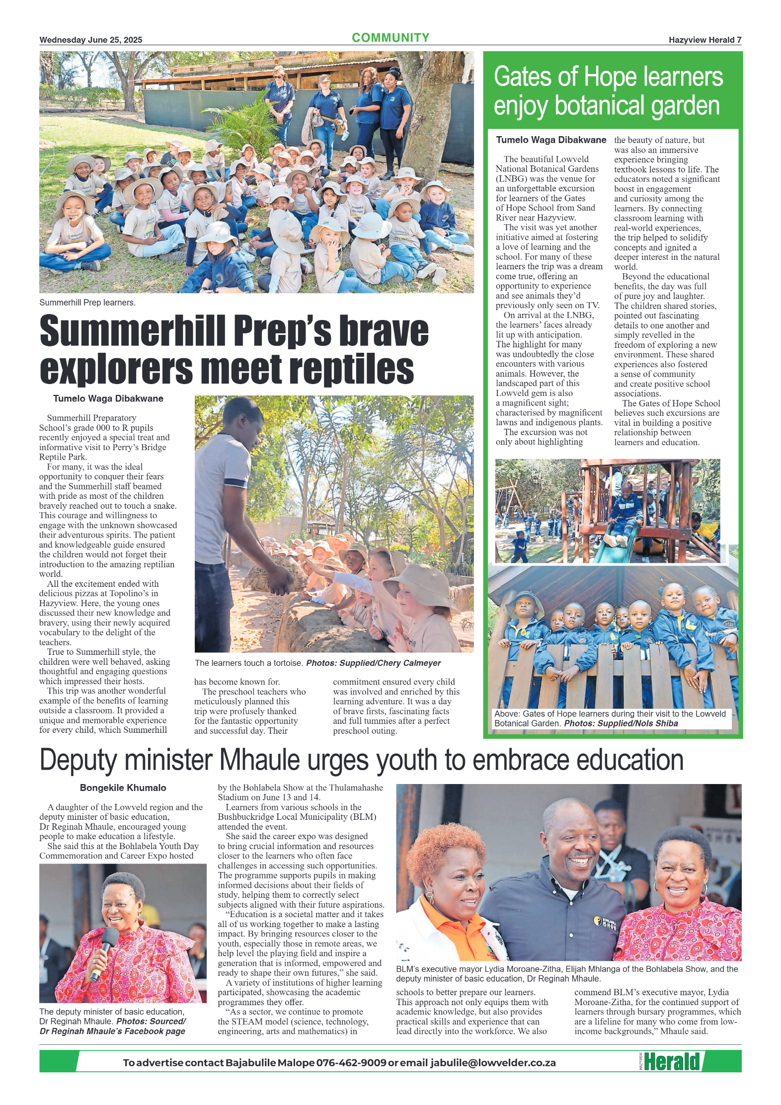 Hazyview Herald 25 June 2025 page 7