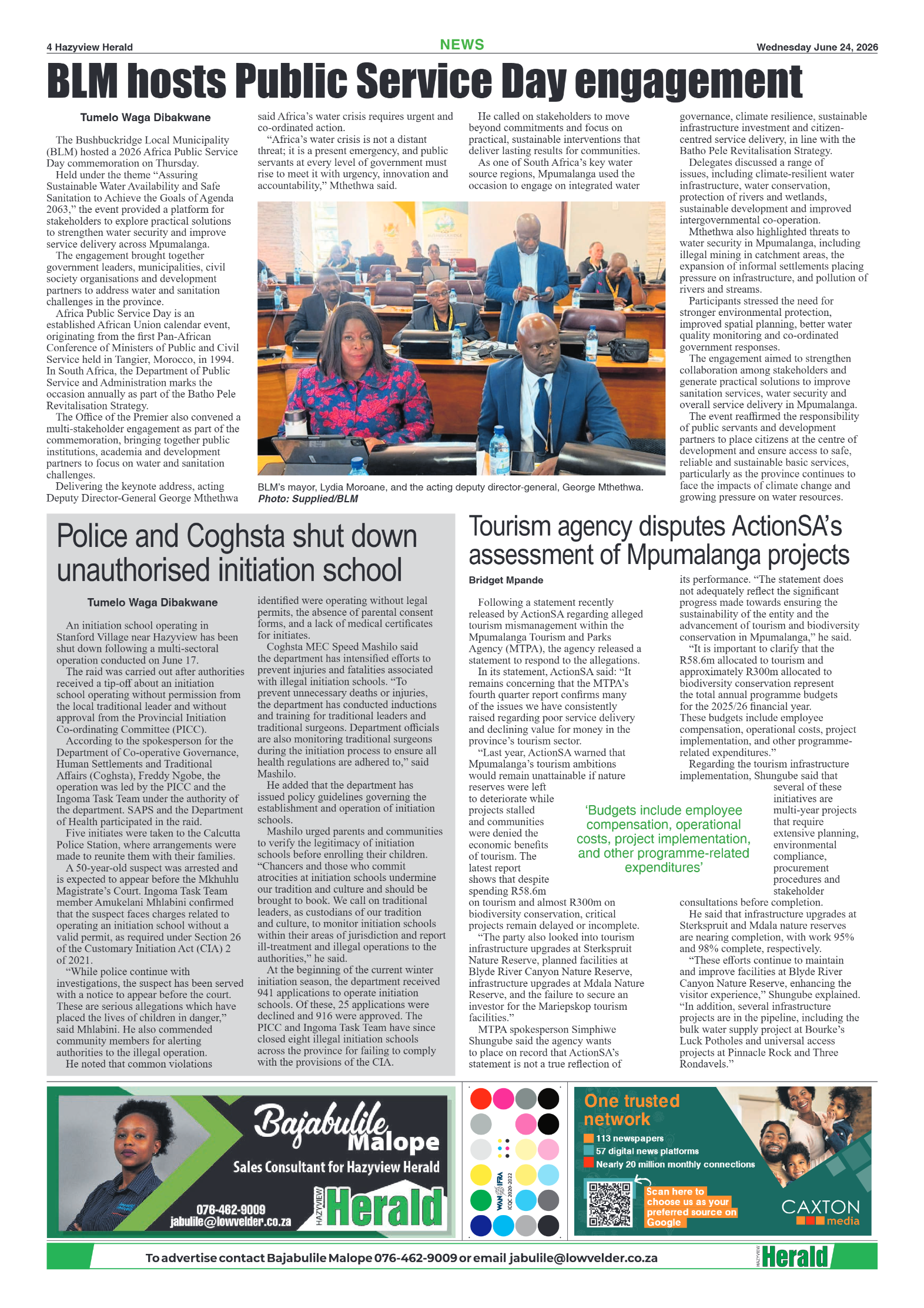 Hazyview Herald 24 June 2026 page 4