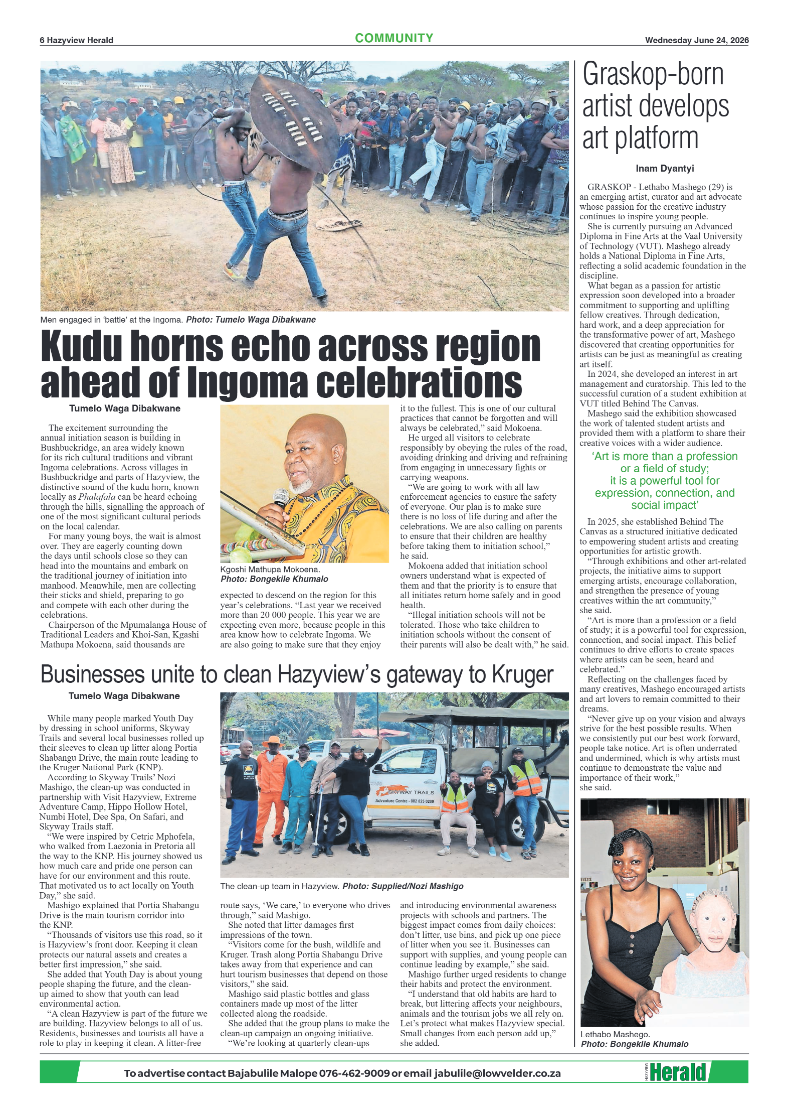 Hazyview Herald 24 June 2026 page 6