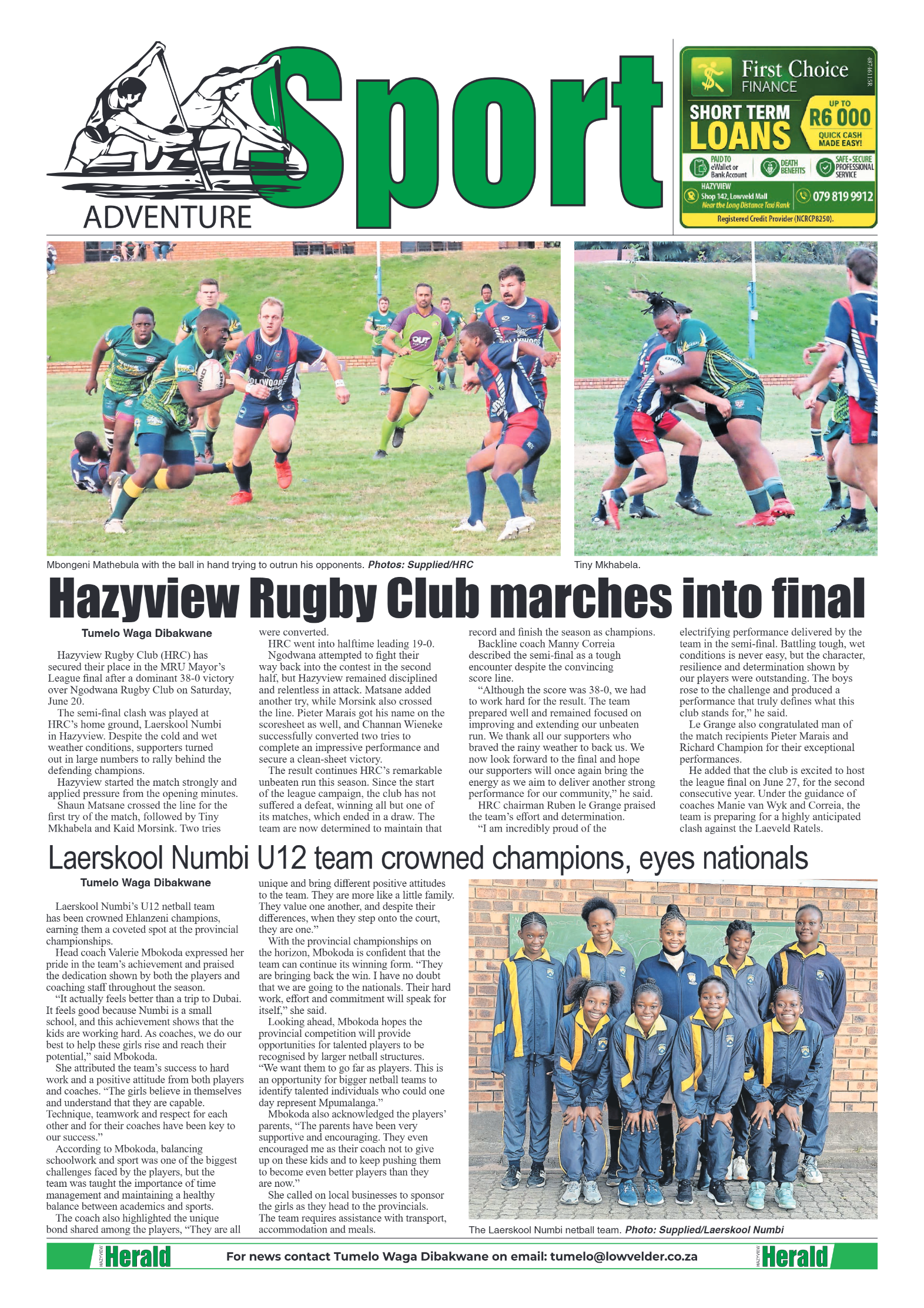 Hazyview Herald 24 June 2026 page 8