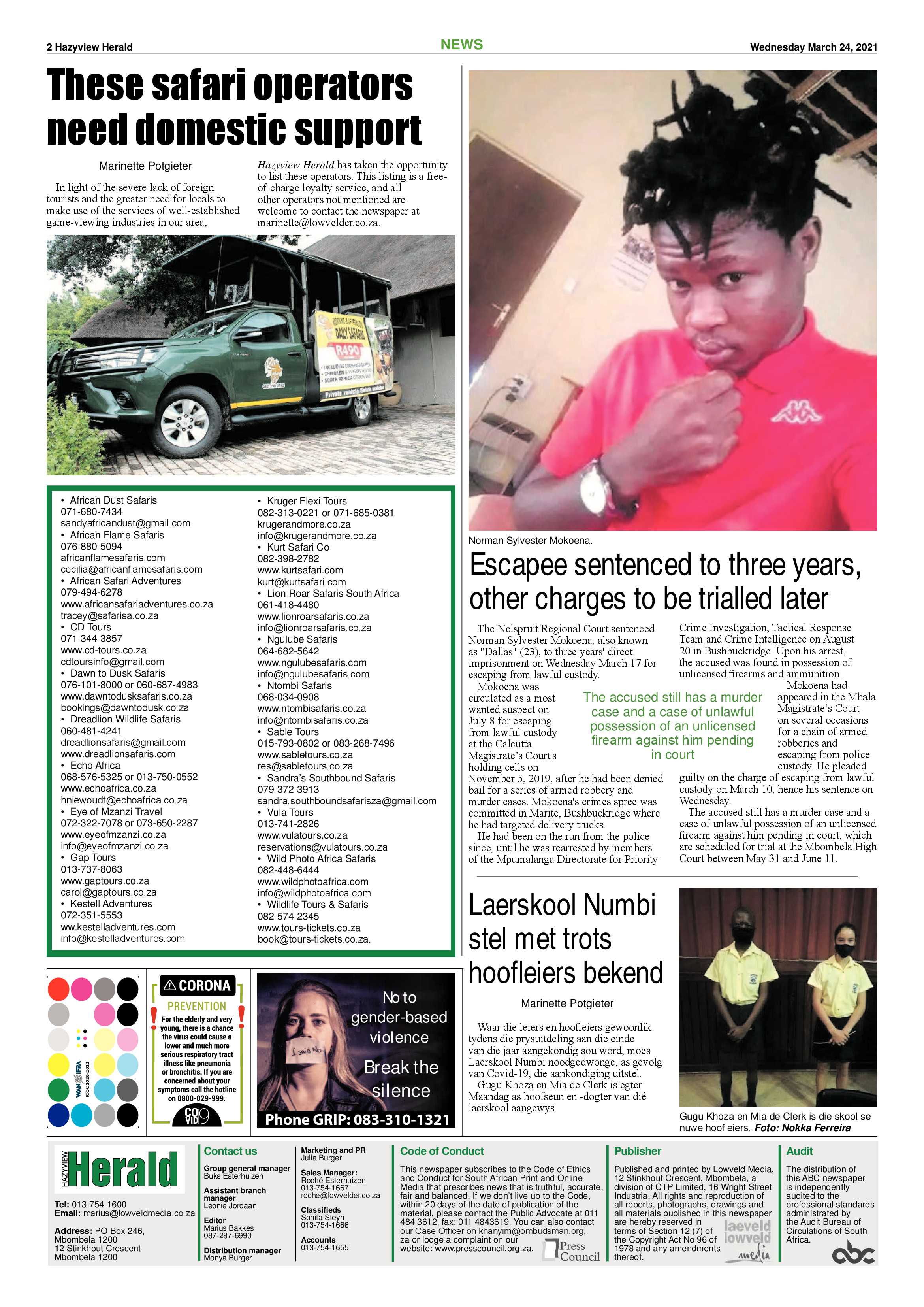 Hazyview Herald 2021 page 2