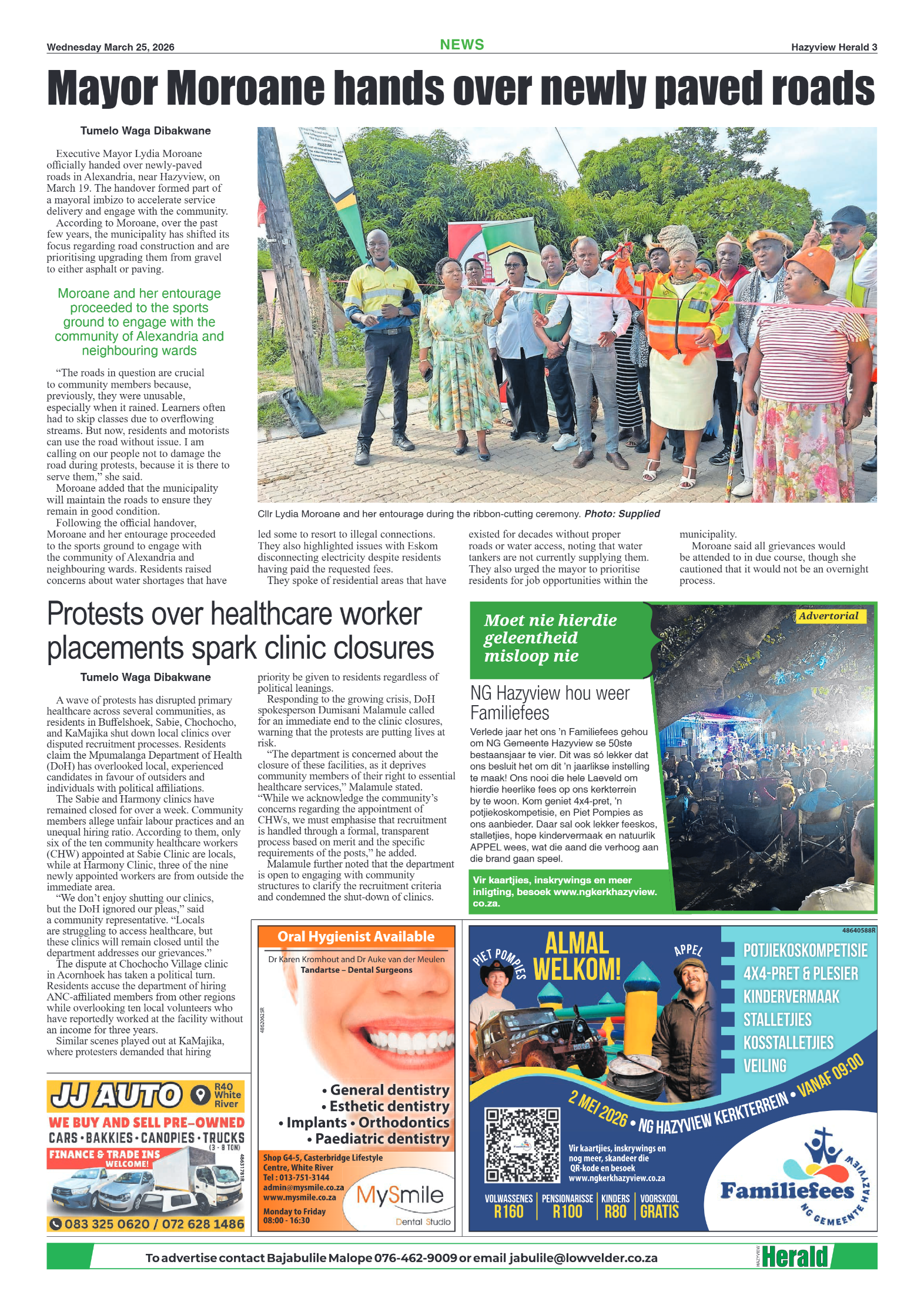 Hazyview Herald 25 March 2026 page 3