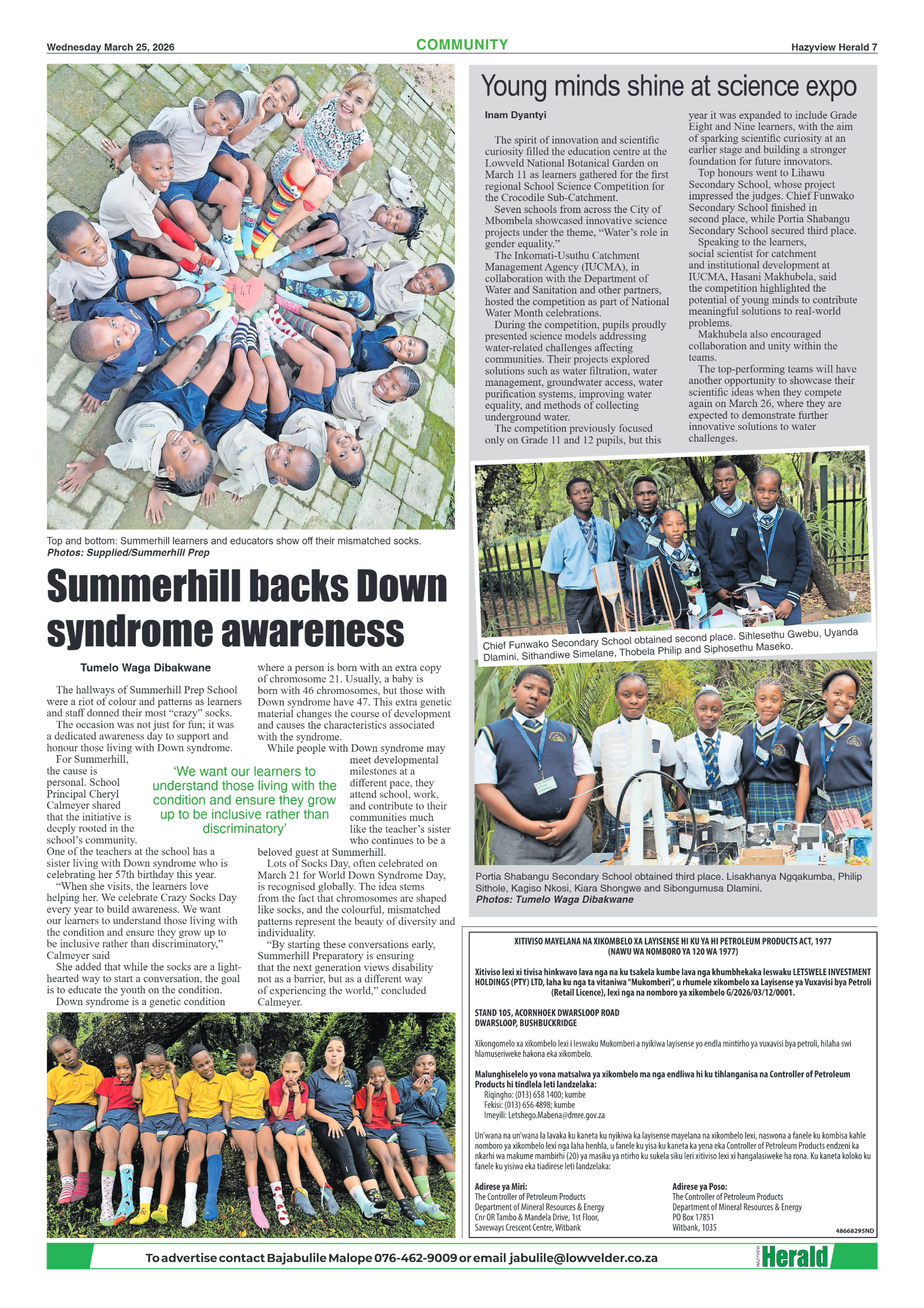 Hazyview Herald 25 March 2026 page 7