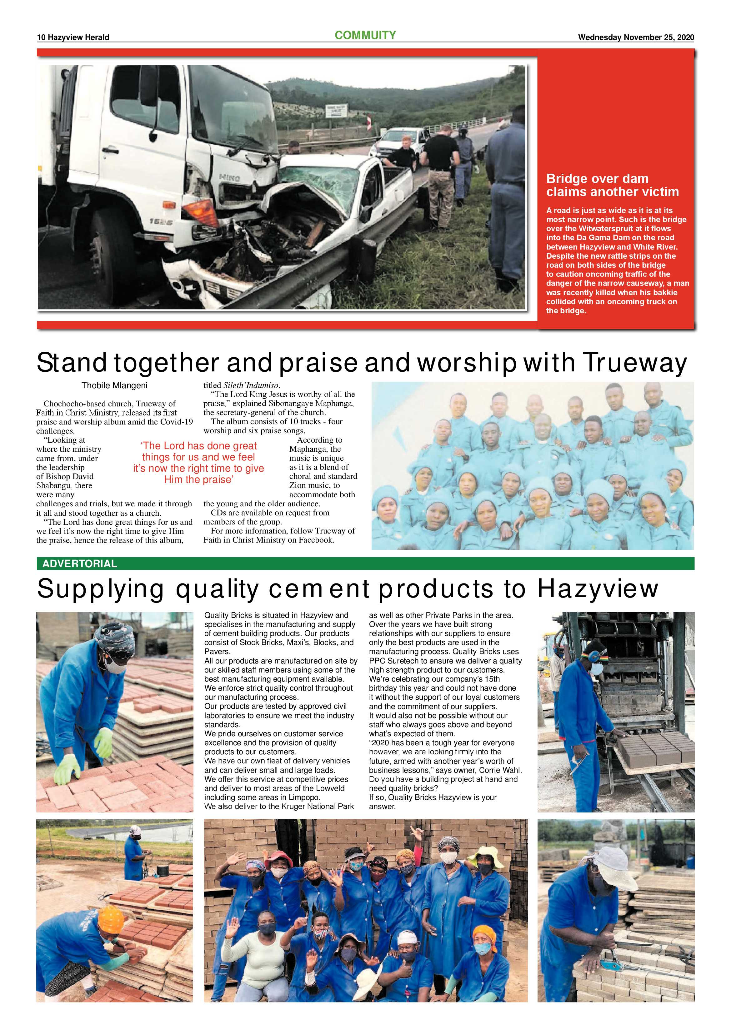 Hazyview Herald 25 November 2020 page 10