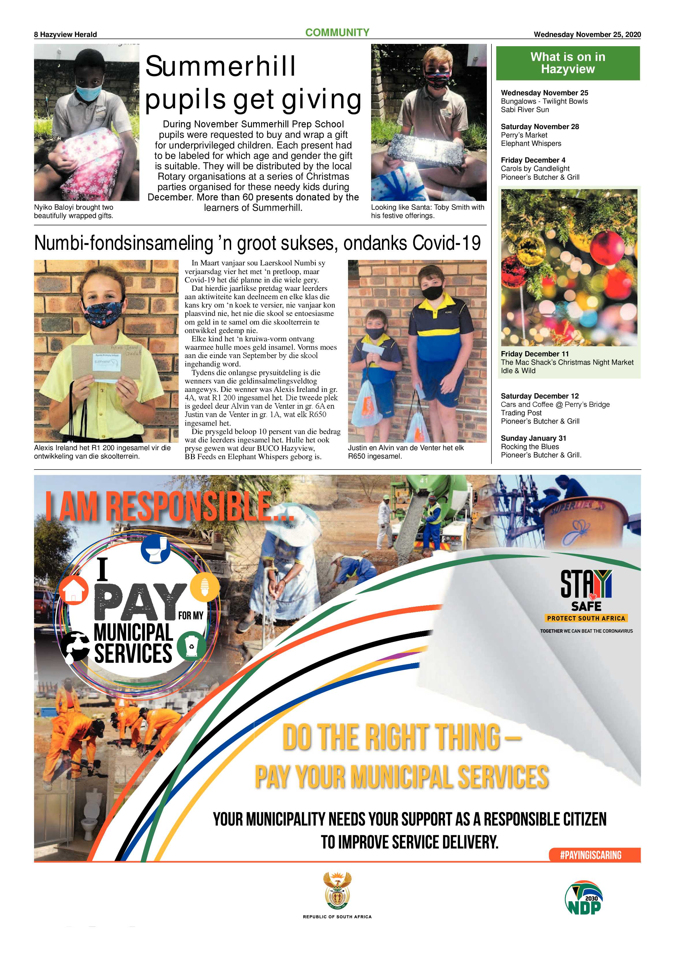 Hazyview Herald 25 November 2020 page 8