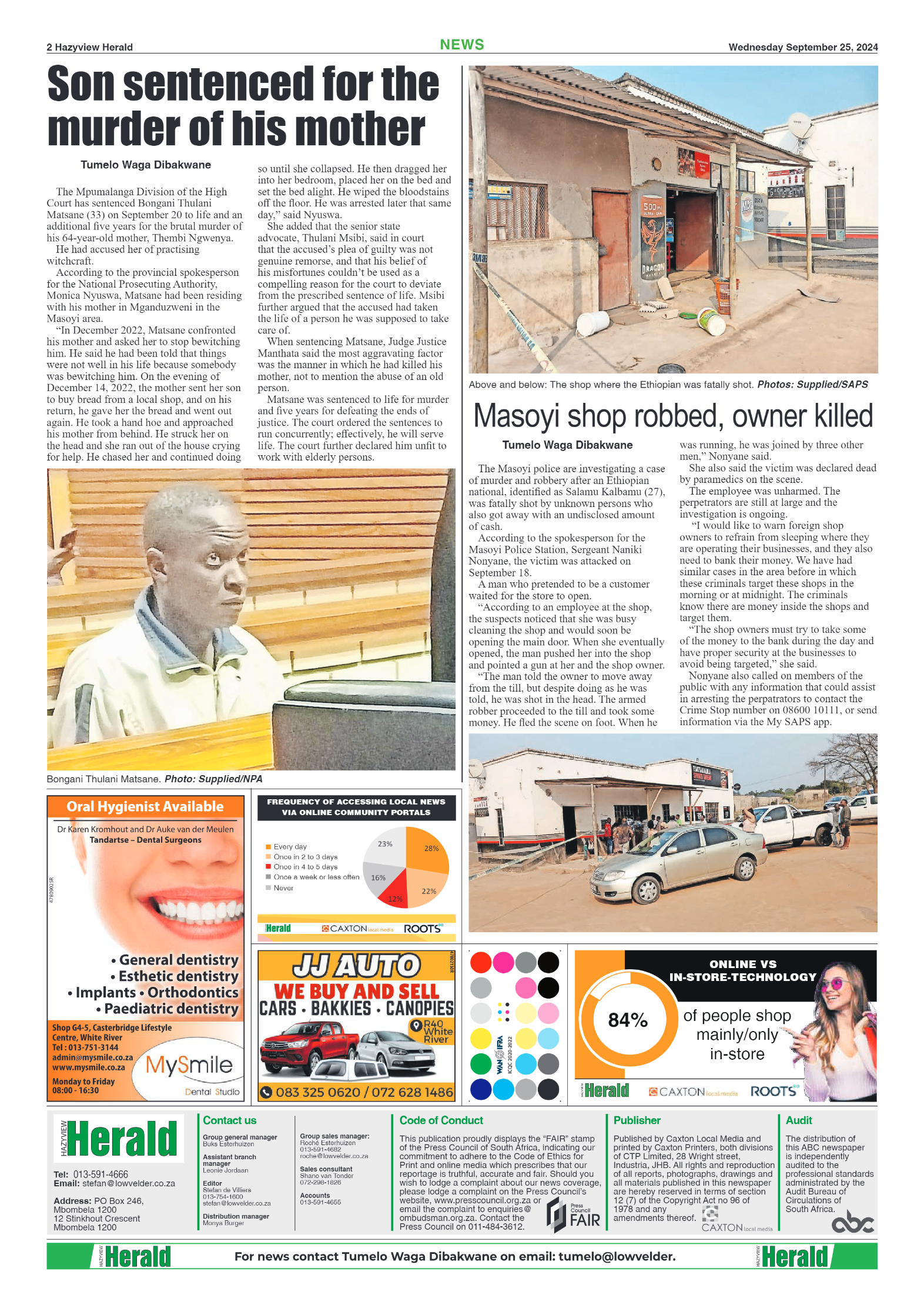 Hazyview Herald 25 September 2024 page 2
