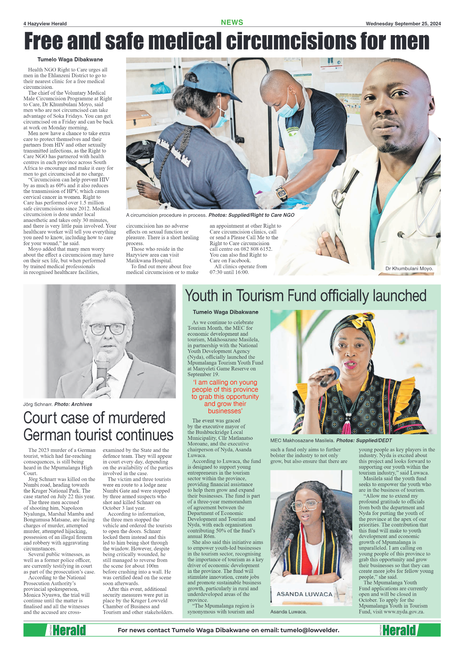 Hazyview Herald 25 September 2024 page 4