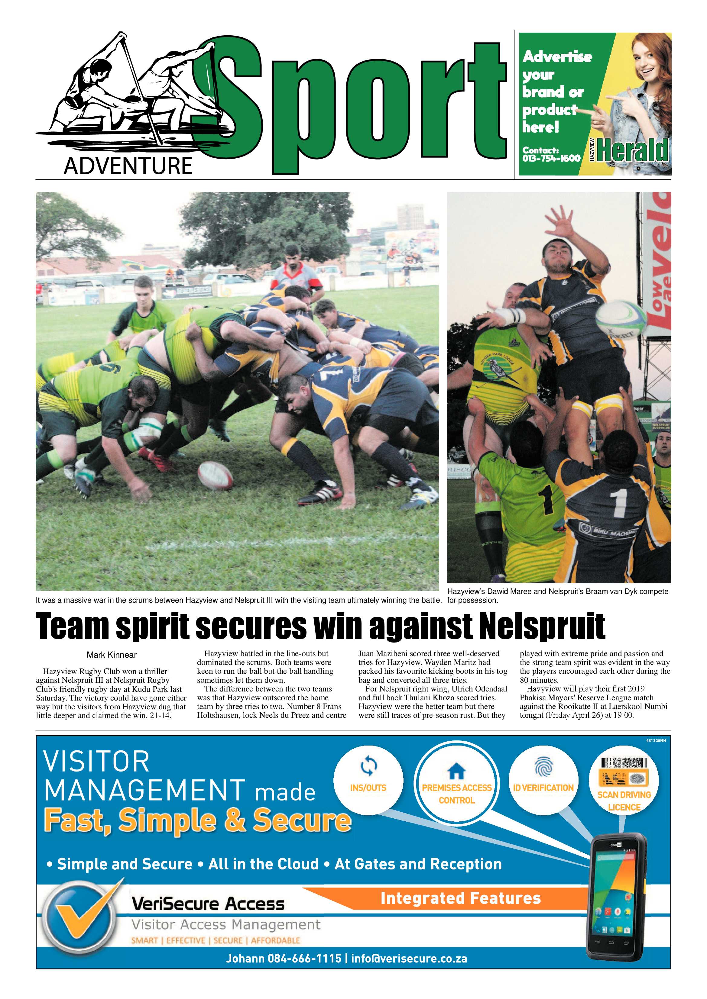 Hazyview Herald 26 April 2019 page 12