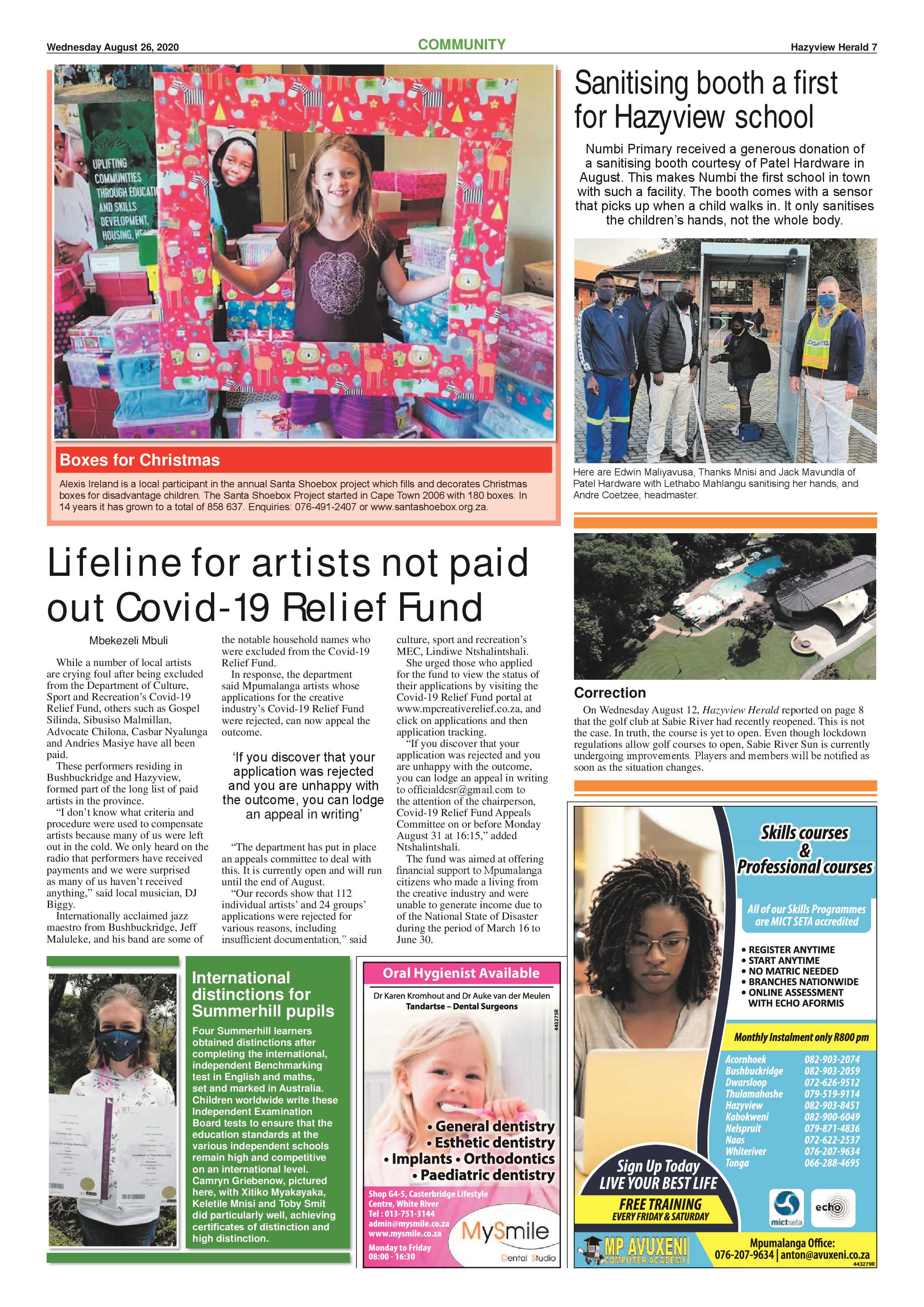 Hazyview Herald 26 August 2020 page 7