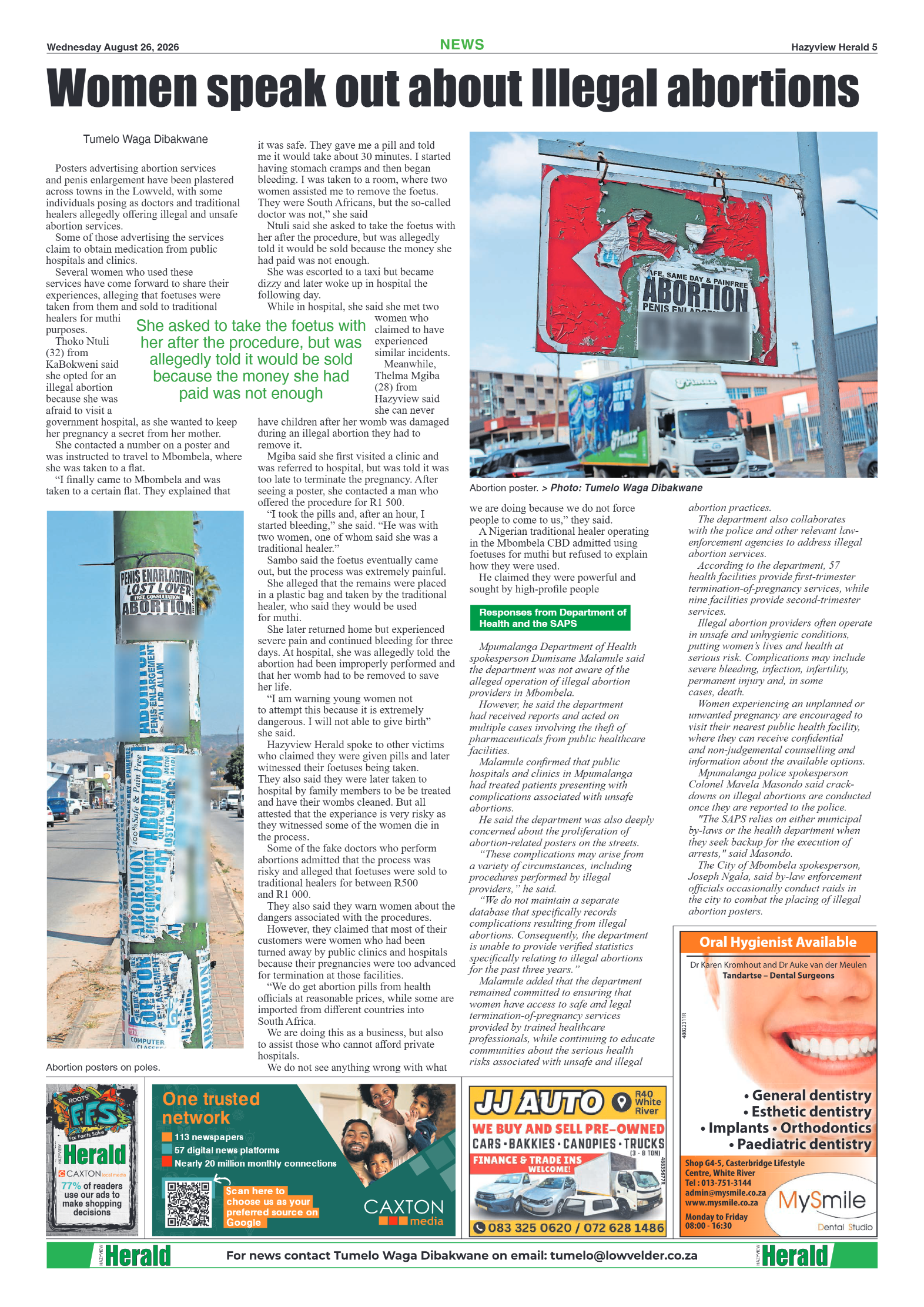 Hazyview Herald 26 August 2026 page 5