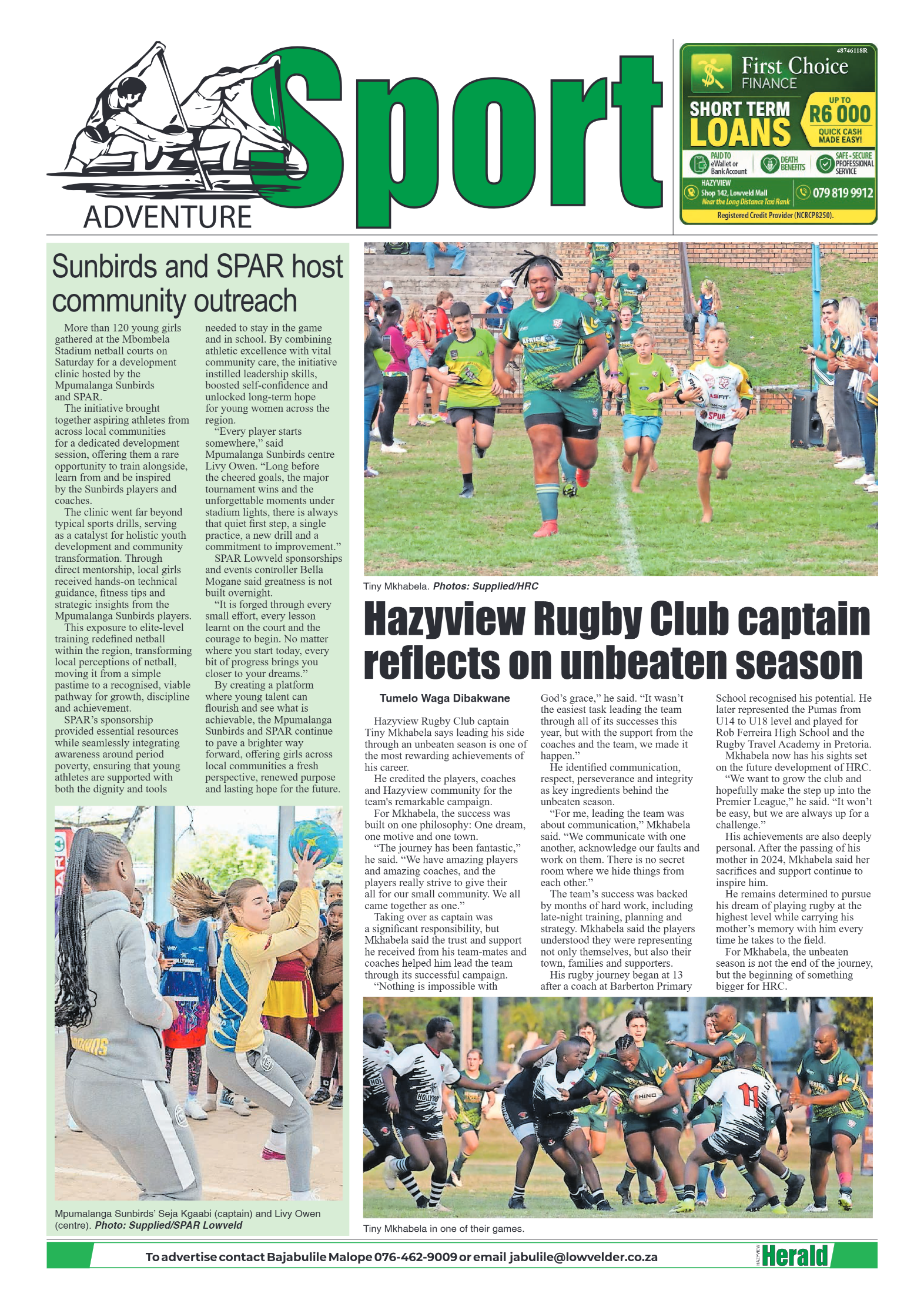 Hazyview Herald 26 August 2026 page 8