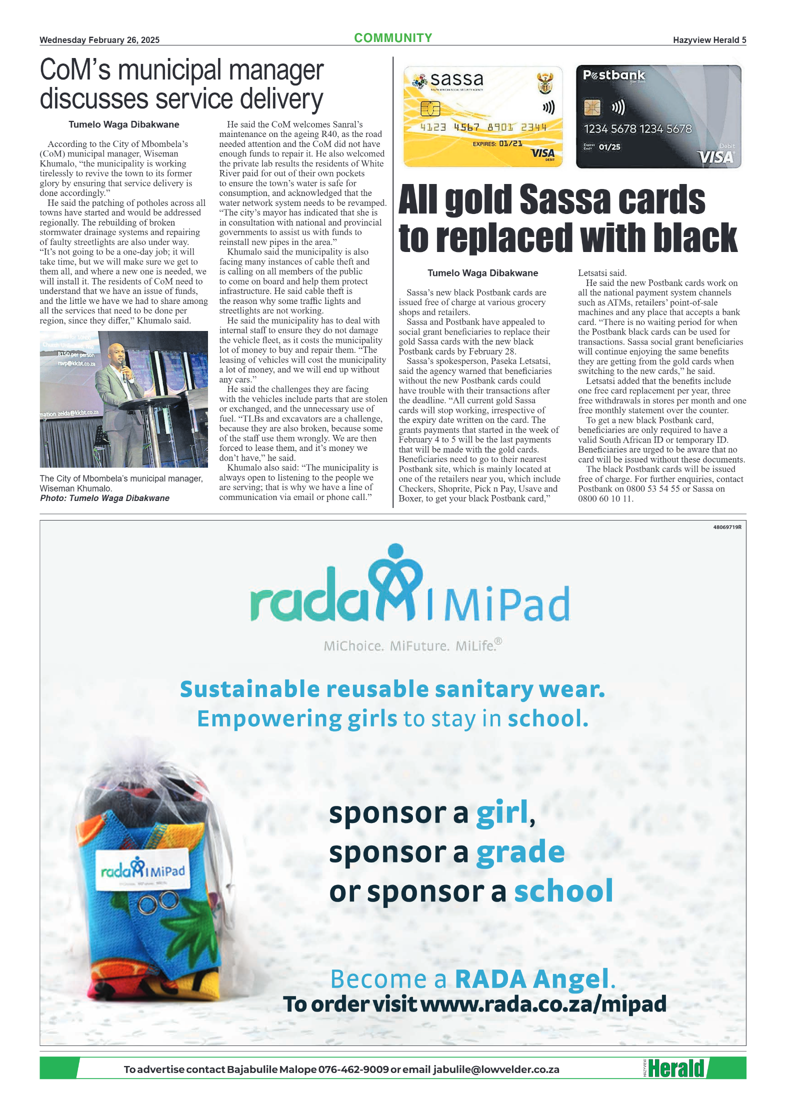 Hazyview Herald 26 February 2025 page 5