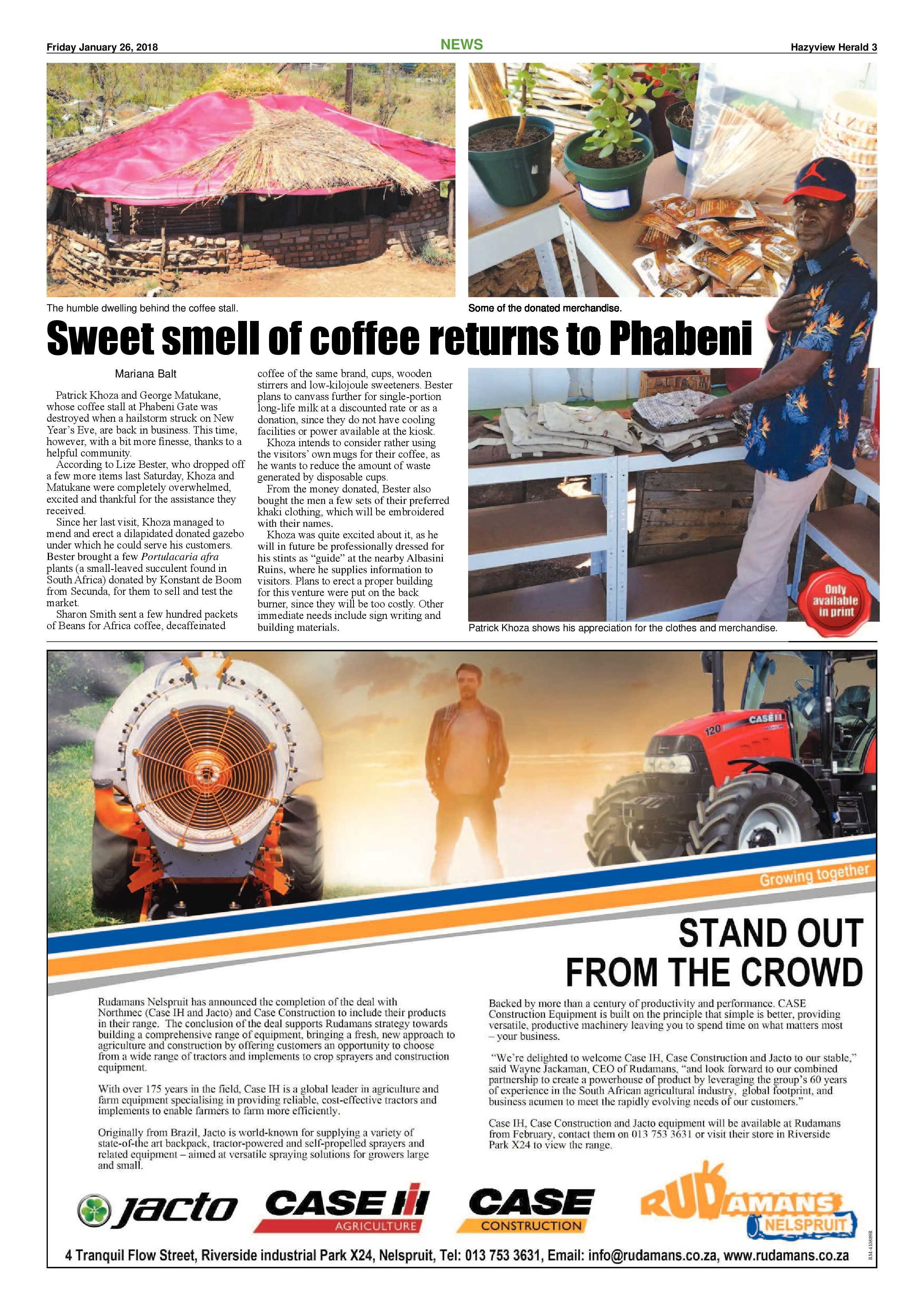 Hazyview Herald 26 January 2018 page 3