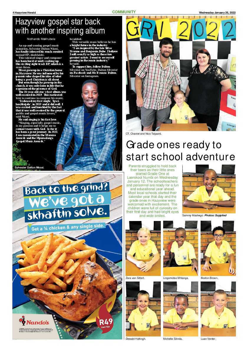 Hazyview Herald 26 January 2022 page 4