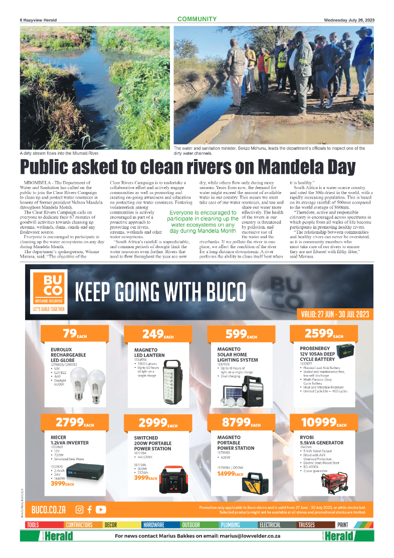 Hazyview Herald 26 July 2023 page 6