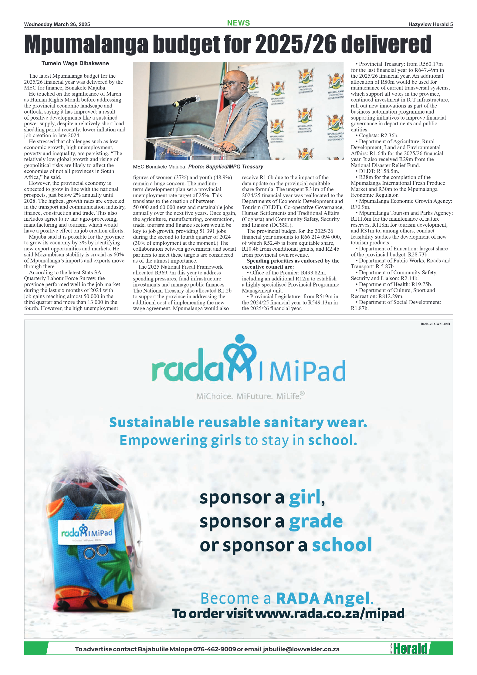 Hazyview Herald 26 March 2025 page 5