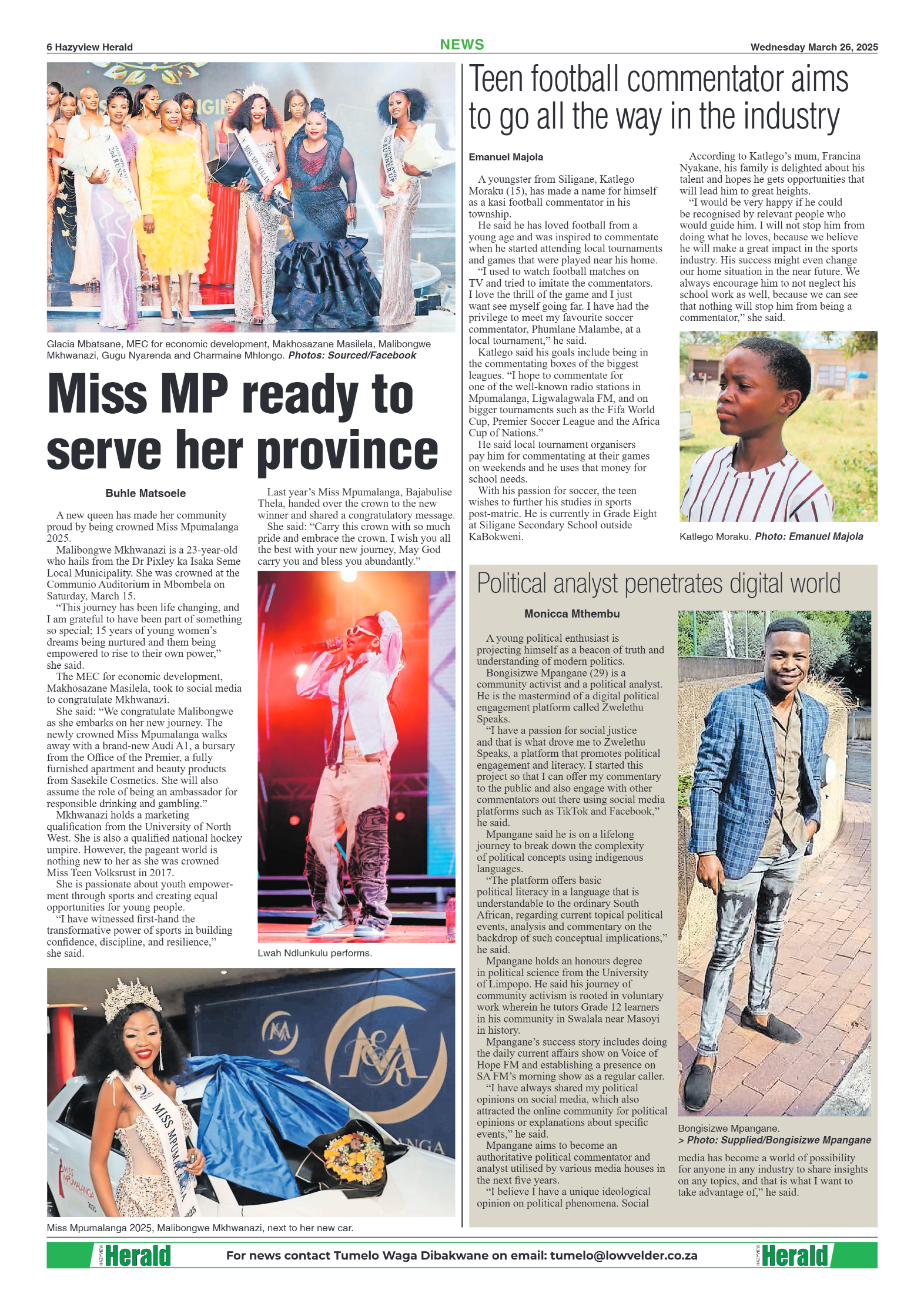 Hazyview Herald 26 March 2025 page 6