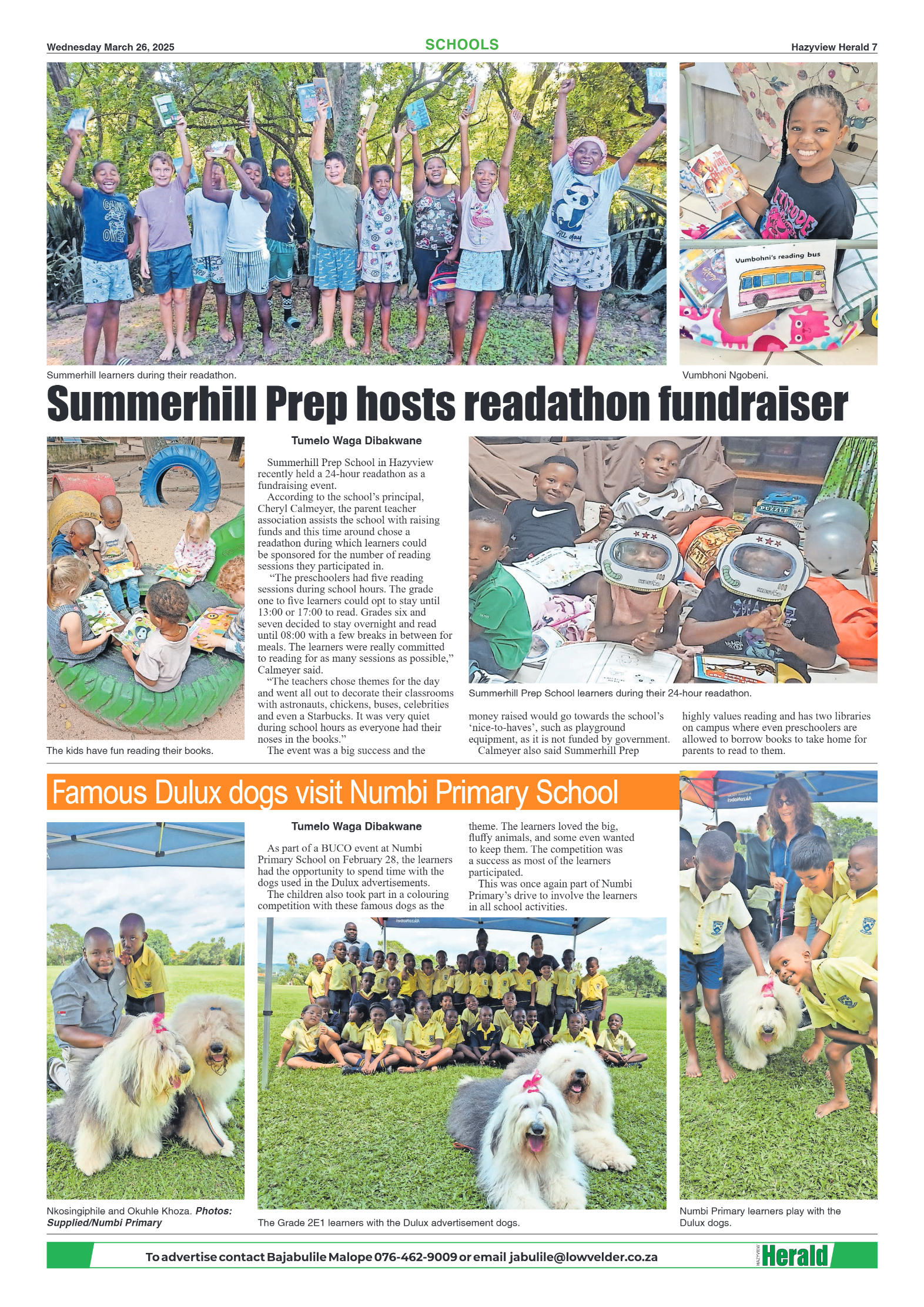 Hazyview Herald 26 March 2025 page 7