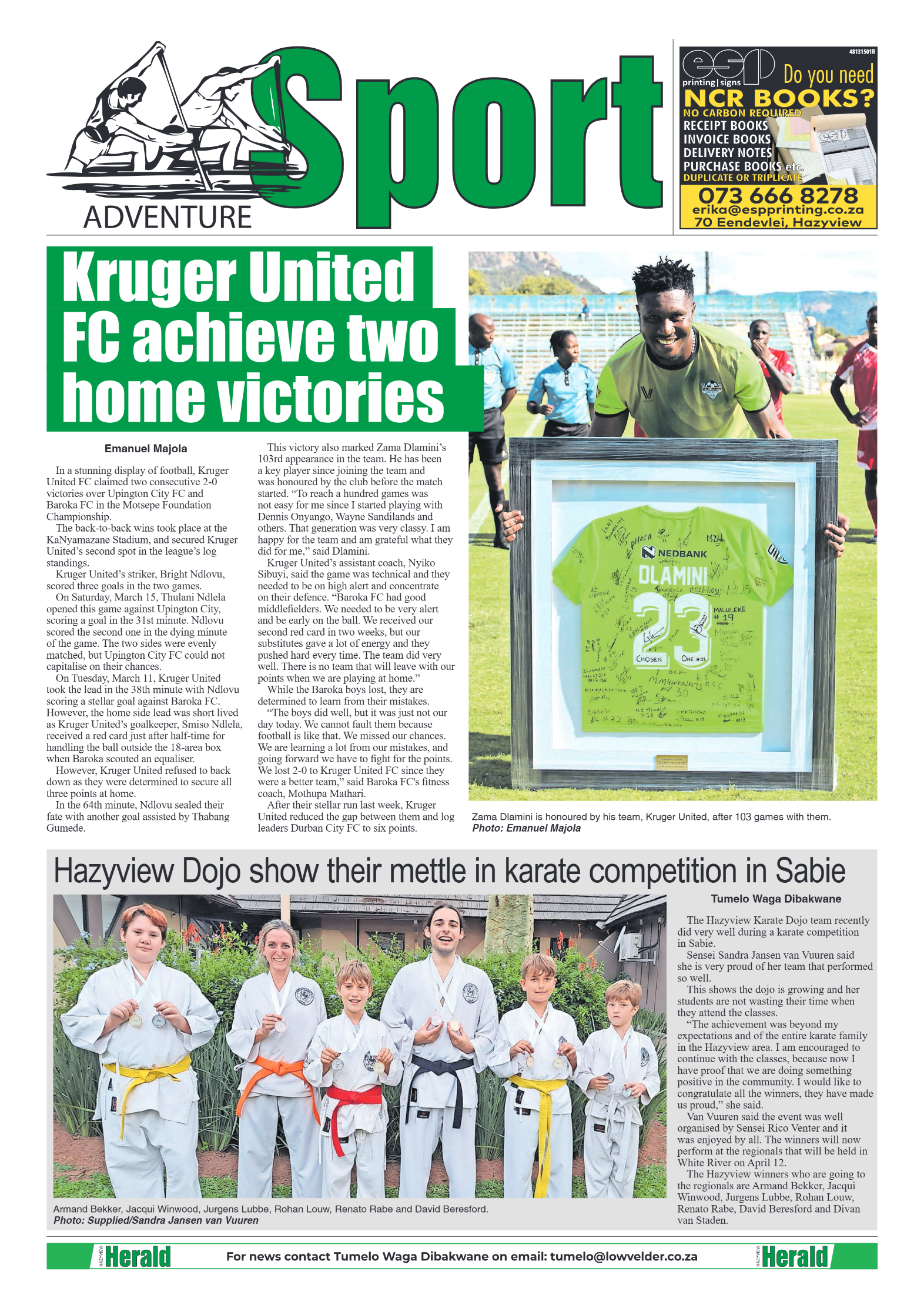 Hazyview Herald 26 March 2025 page 8