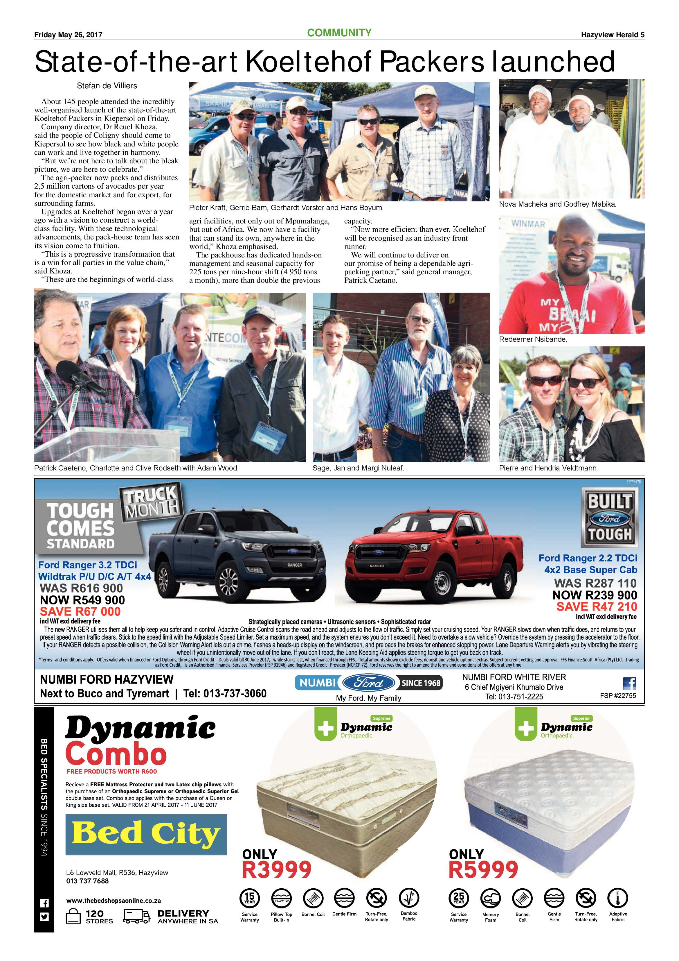 Hazyview Herald 26 May 2017 page 5