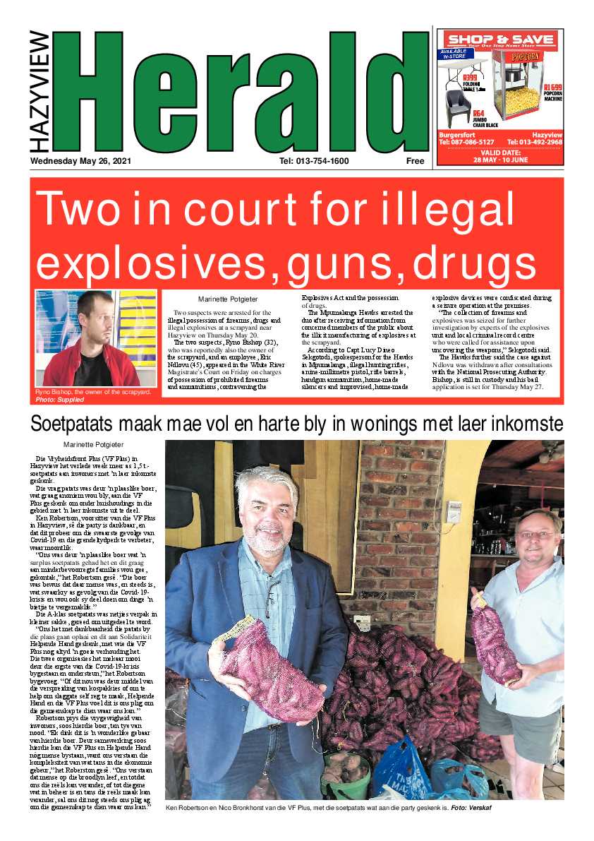 Hazyview Herald 26 May 2021 page 1