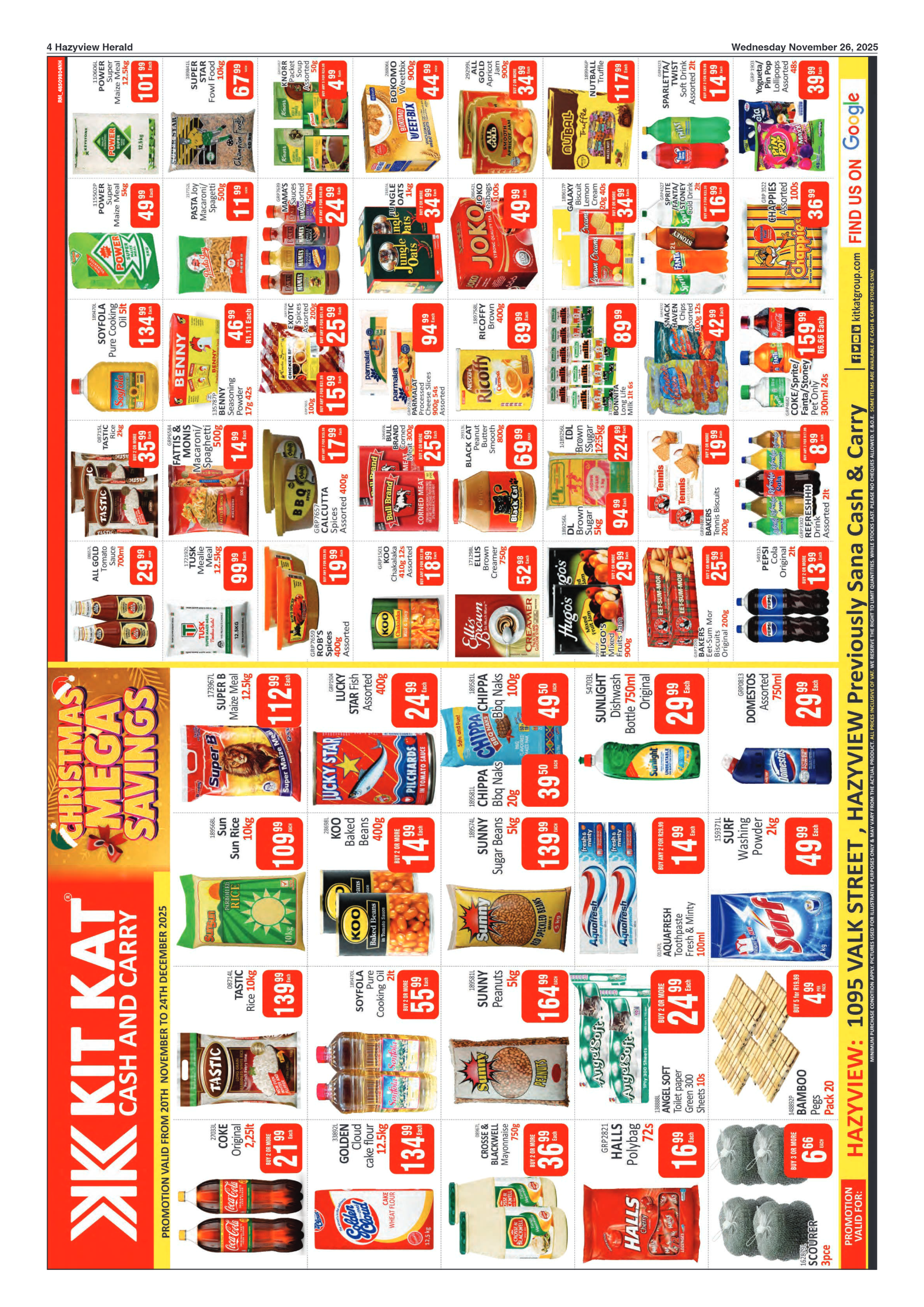 Hazyview Herald 26 November 2025 page 4