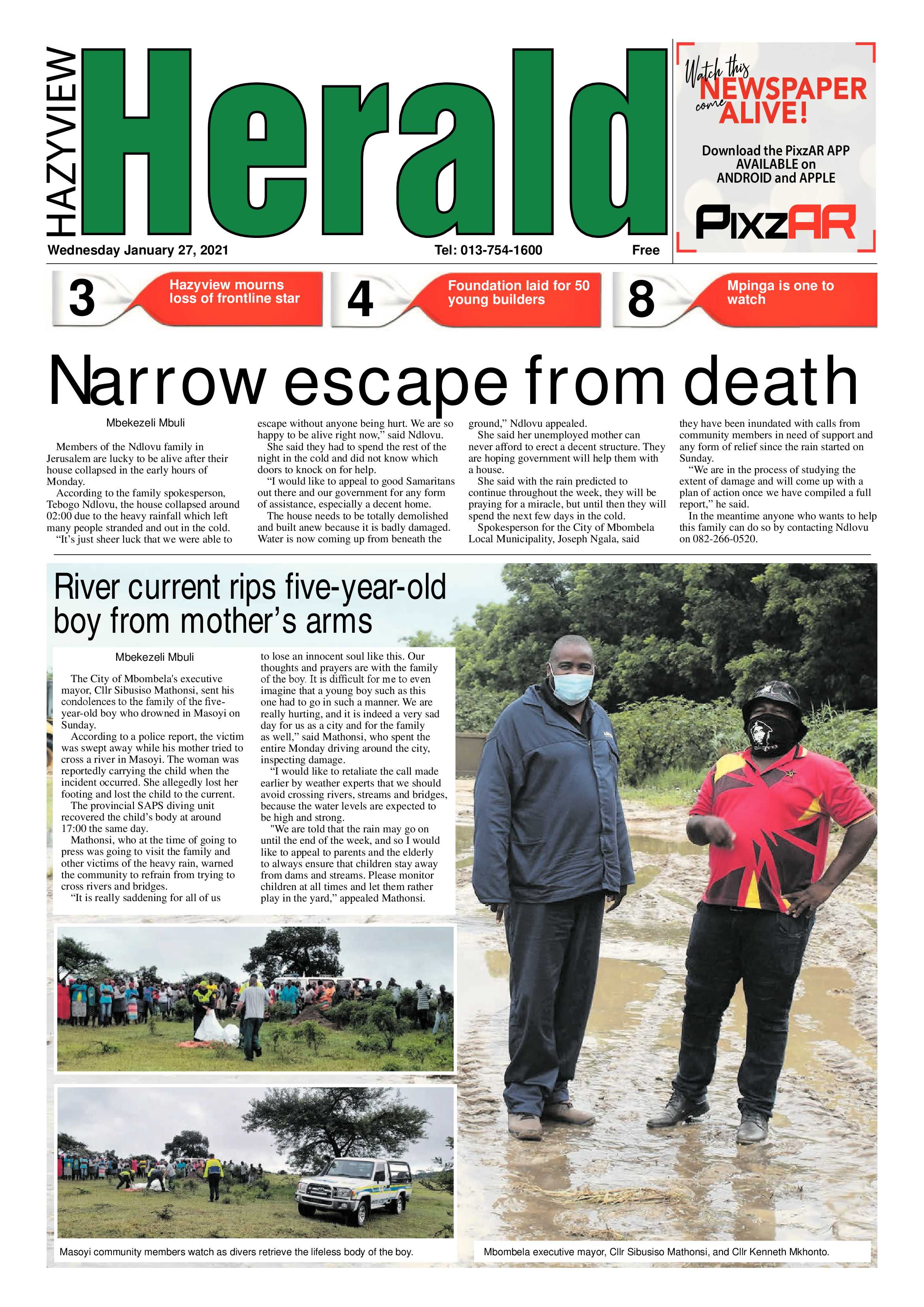 Hazyview Herald 27 January 2021 page 1