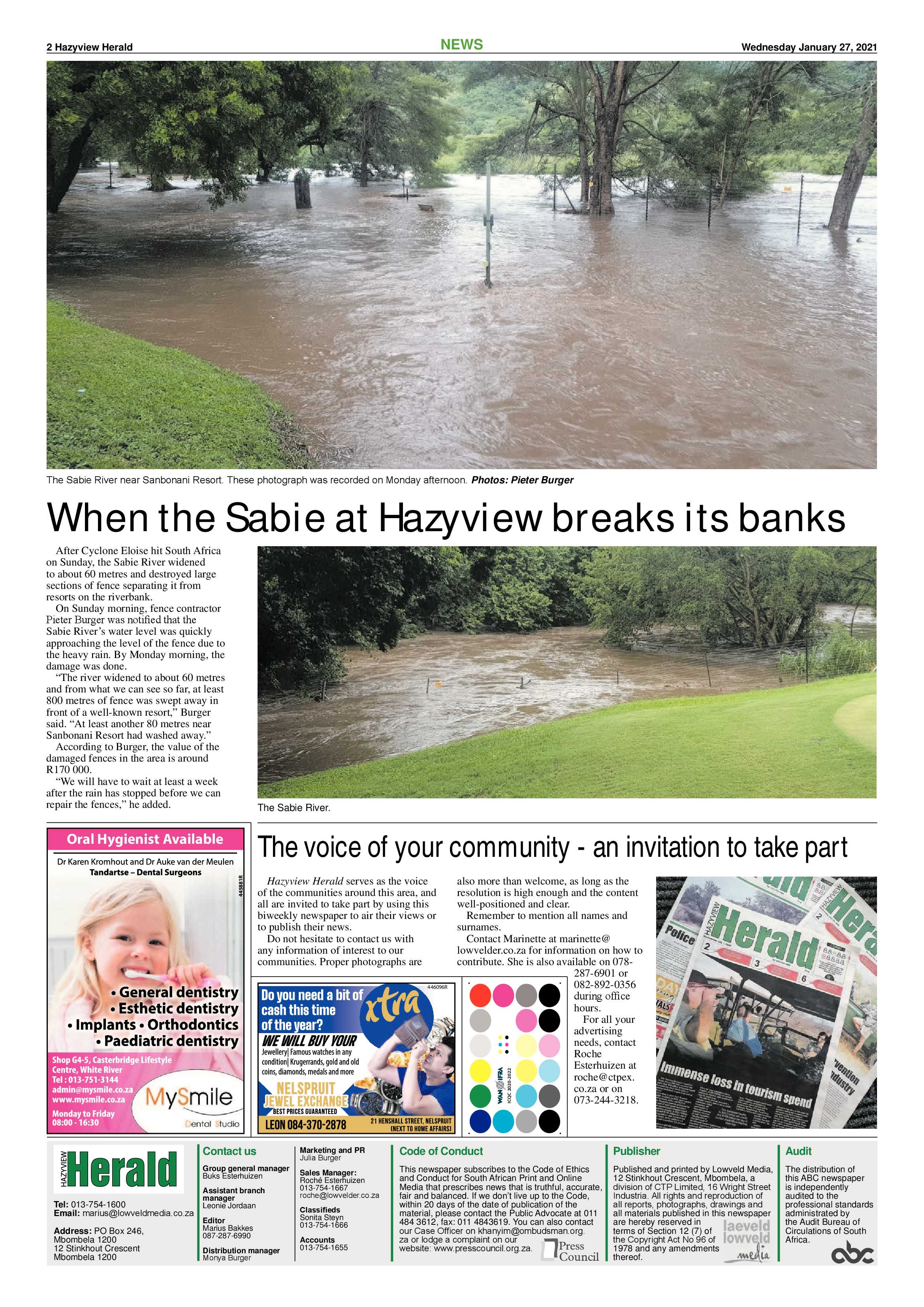 Hazyview Herald 27 January 2021 page 2