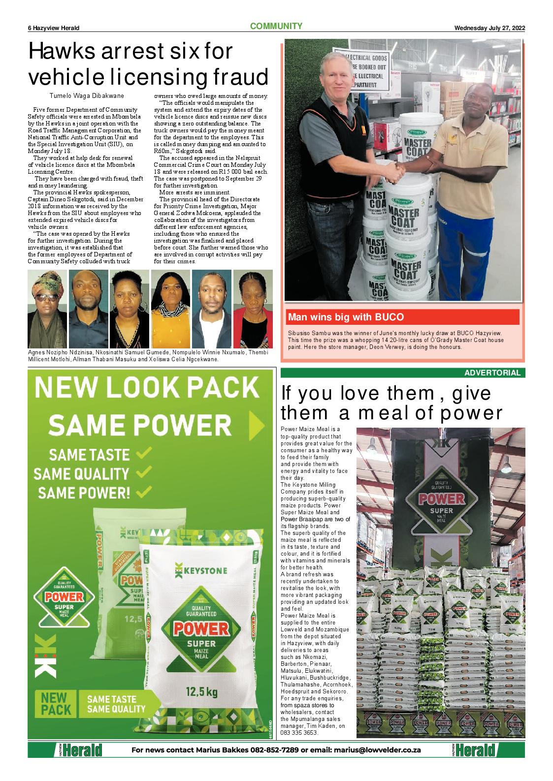 Hazyview Herald 27 July 2022 page 6