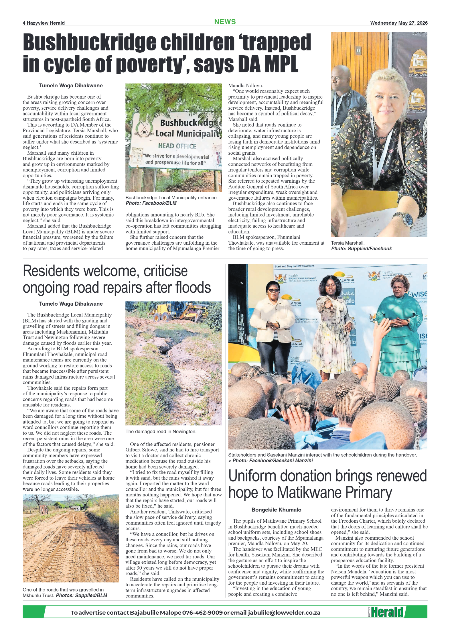 Hazyview Herald 27 May 2026 page 4