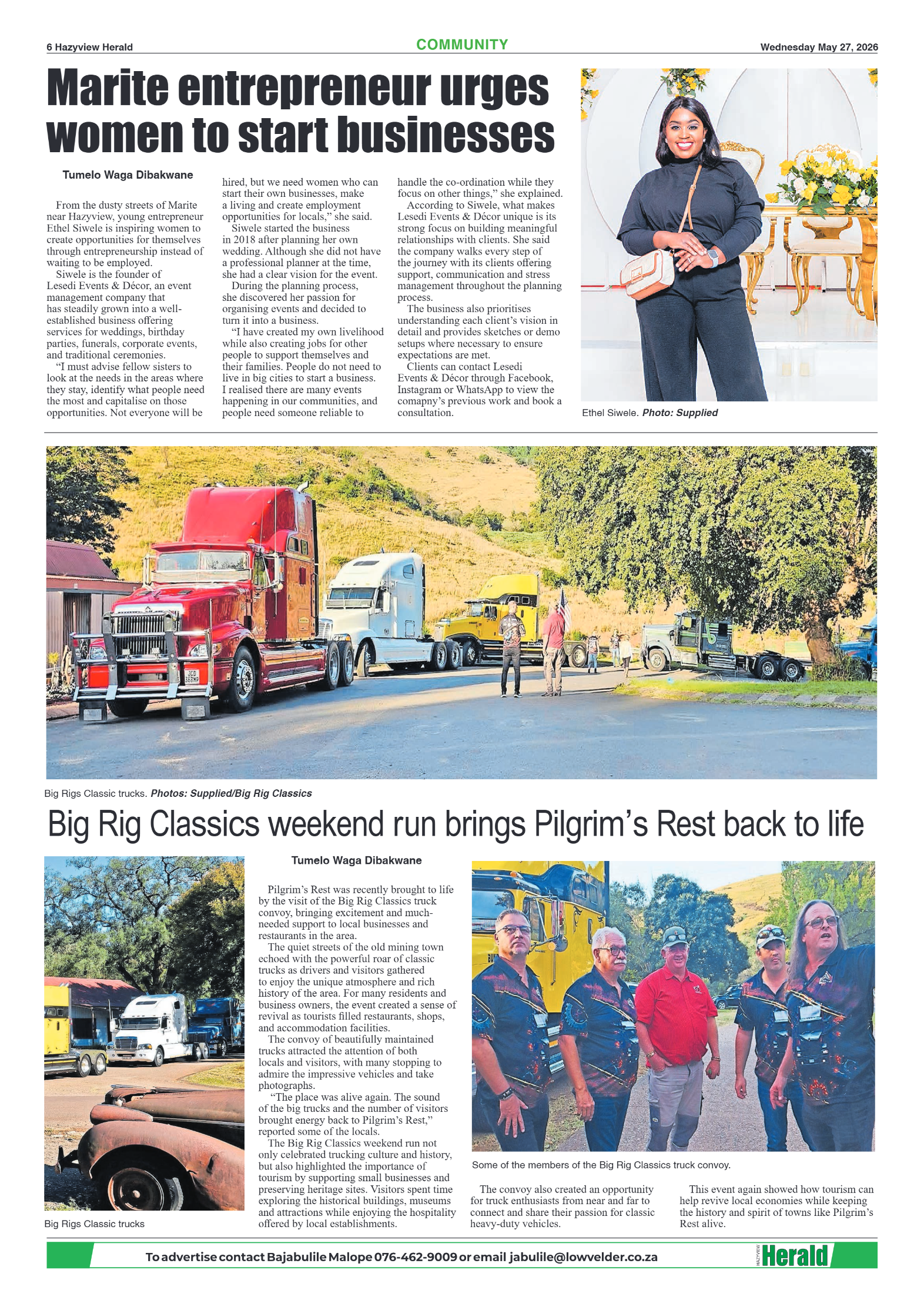 Hazyview Herald 27 May 2026 page 6