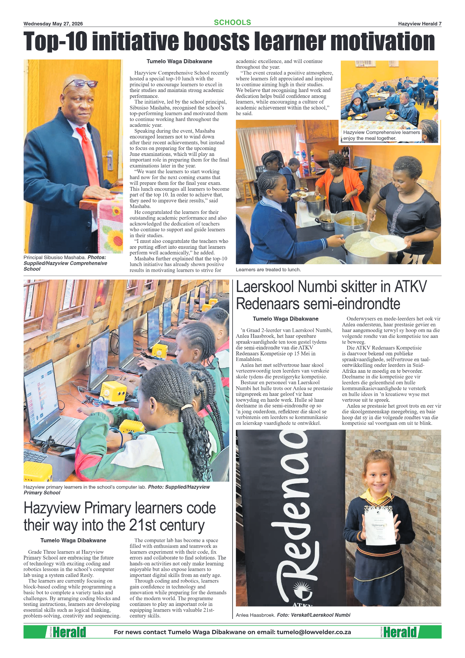 Hazyview Herald 27 May 2026 page 7