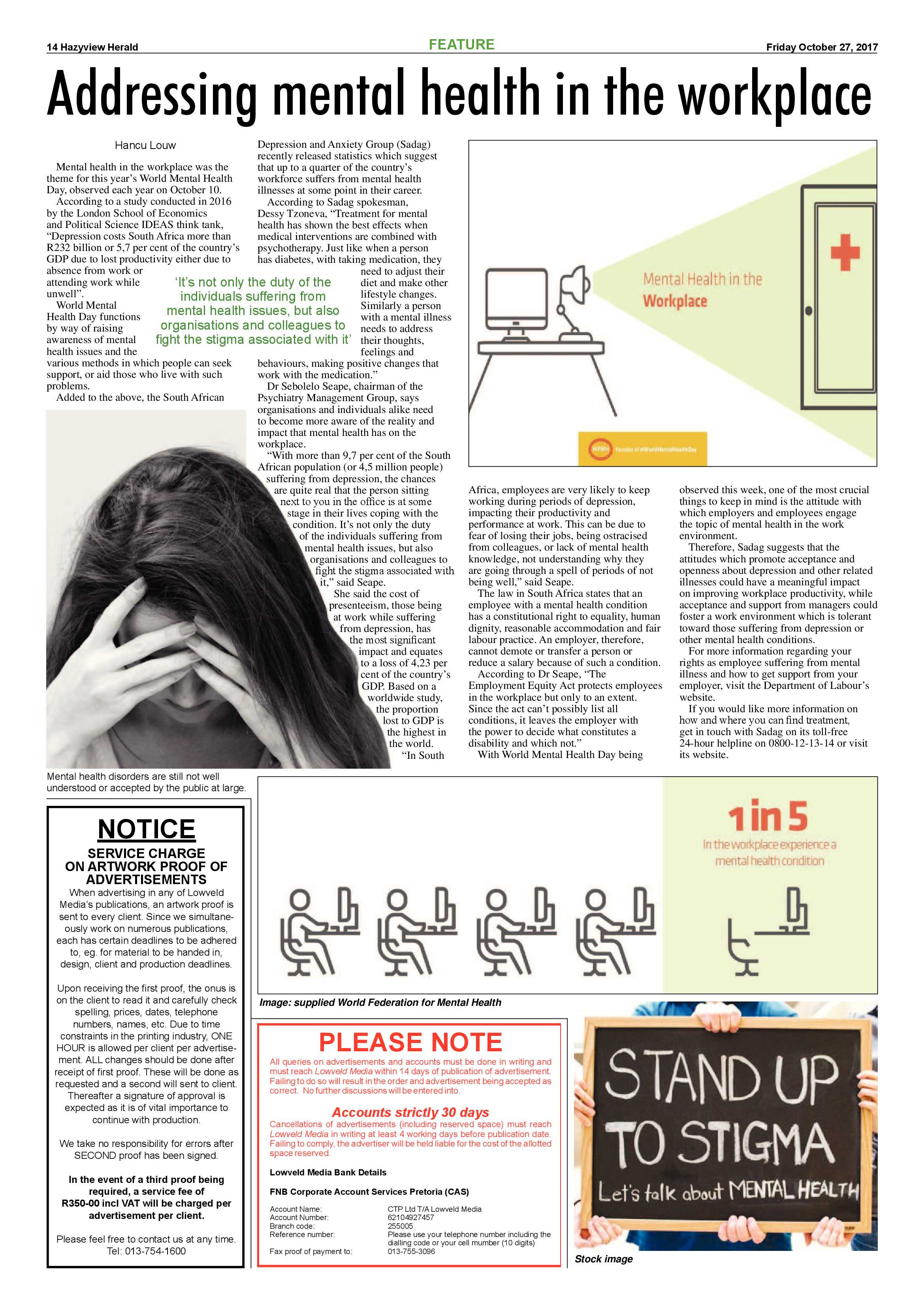 Hazyview Herald 27 October 2017 page 14