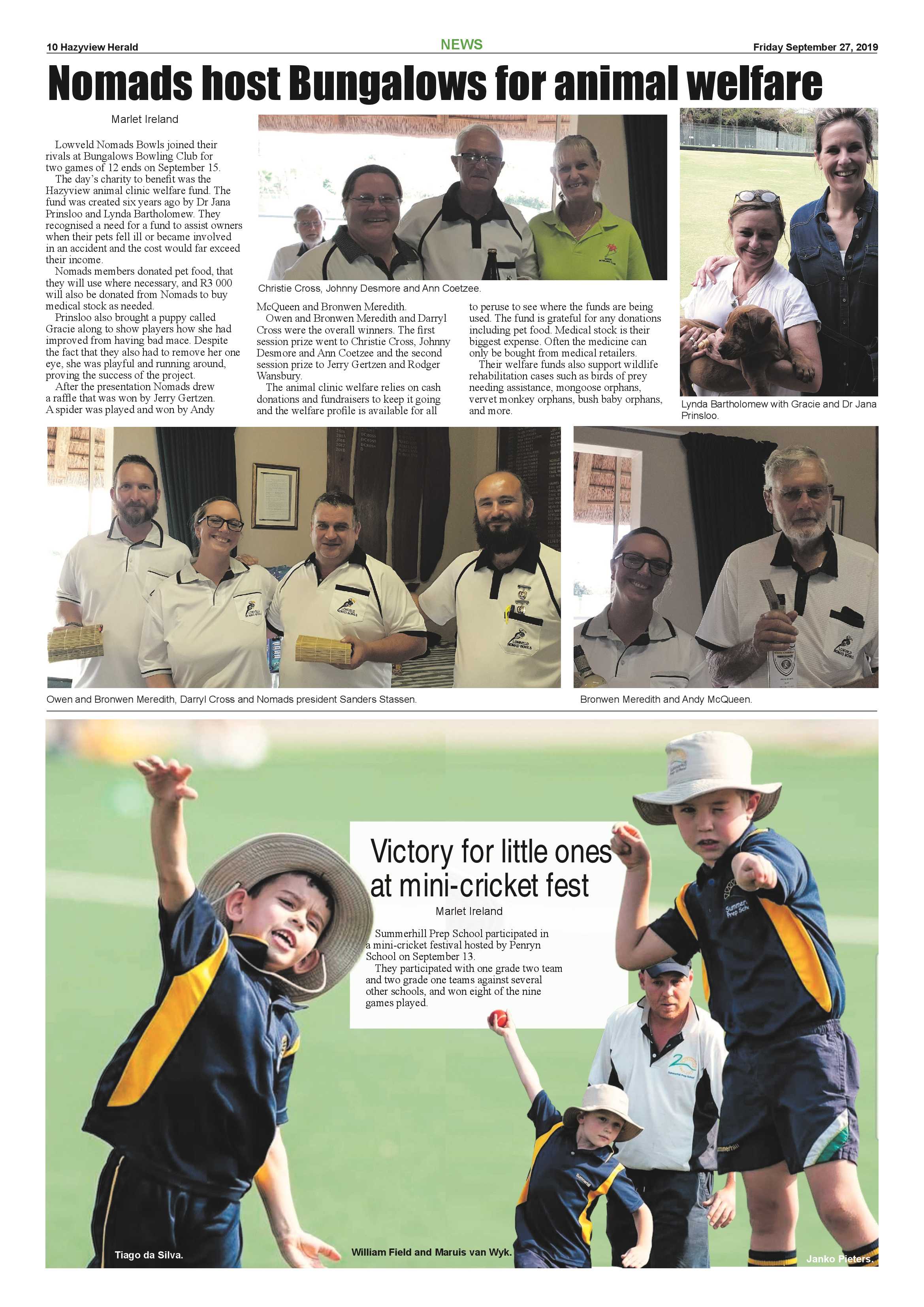 Hazyview Herald 27 September 2019 page 10