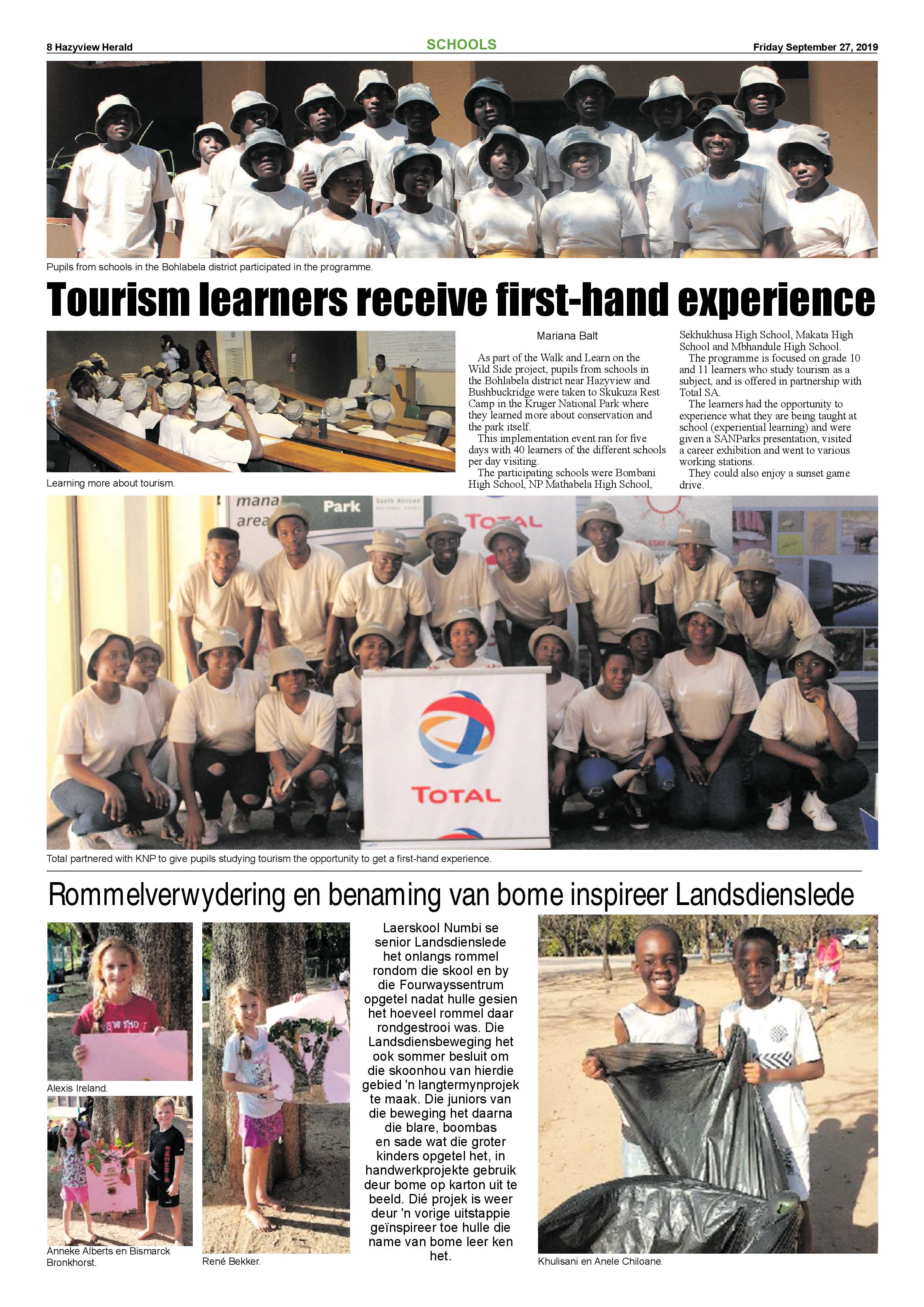Hazyview Herald 27 September 2019 page 8