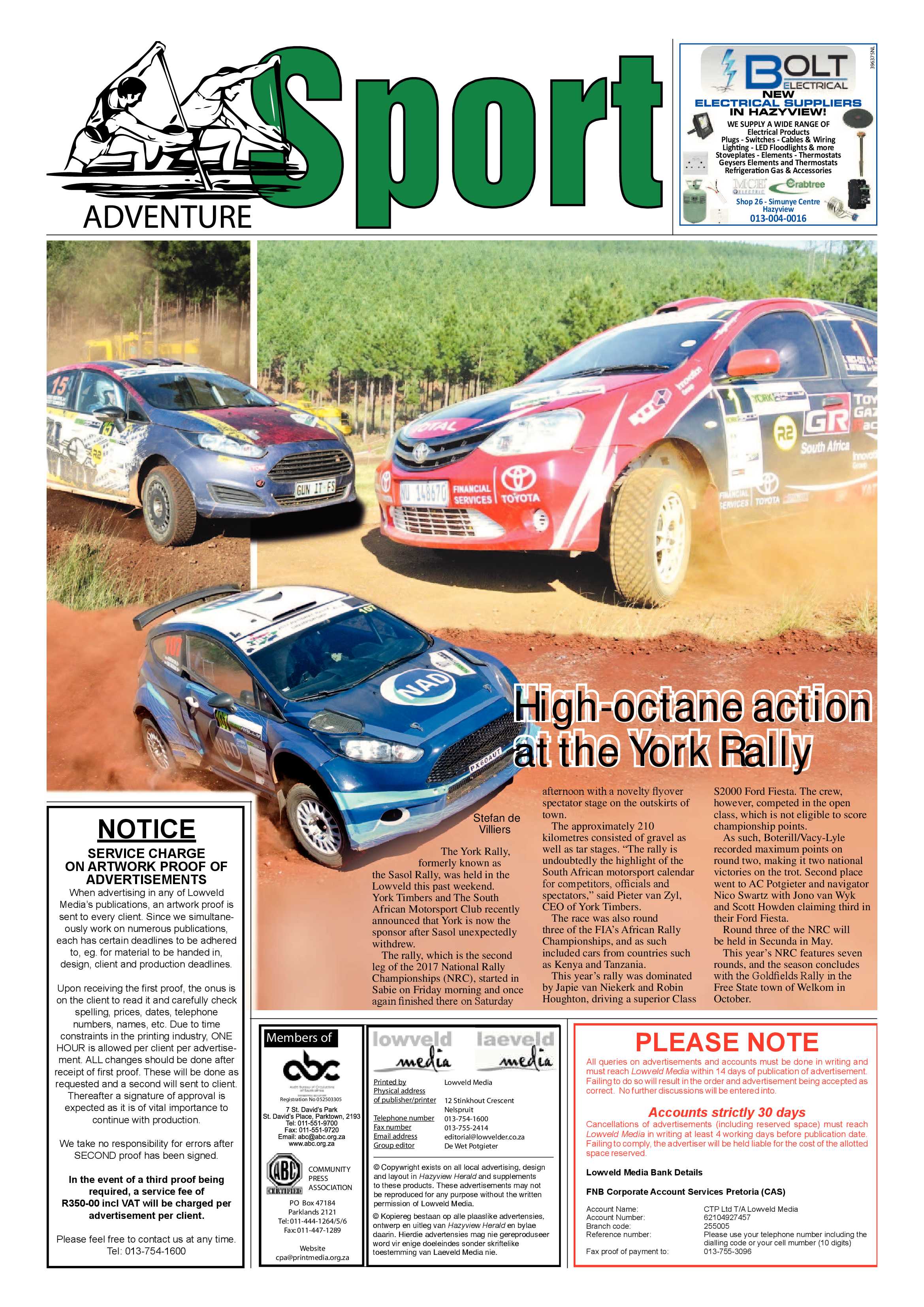 Hazyview Herald 28 April 2017 page 8