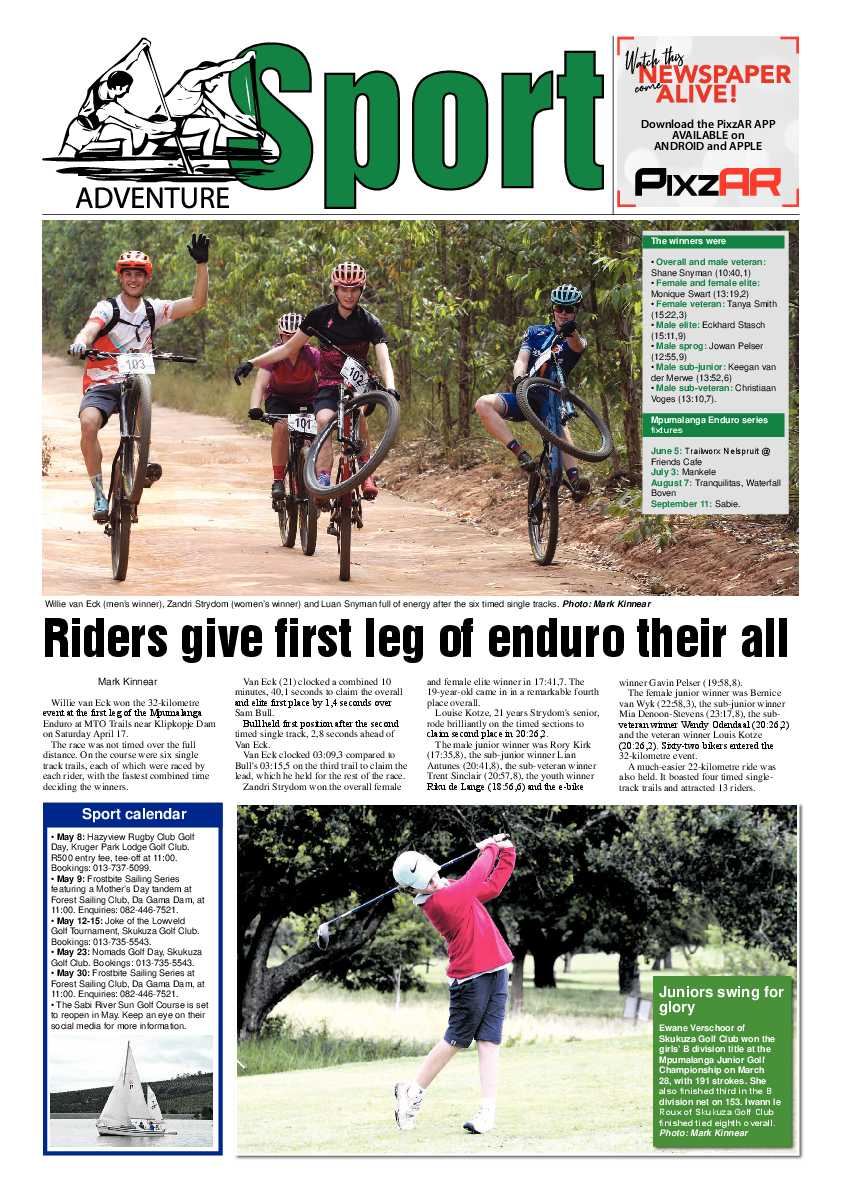 Hazyview herald 28 April 2021 page 8