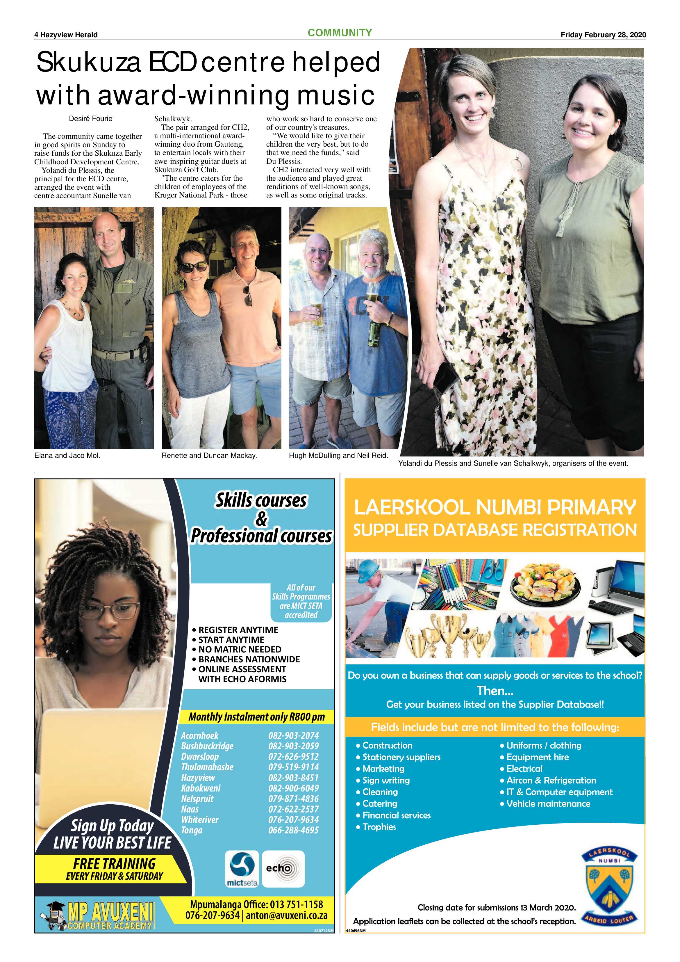 Hazyview Herald 28 February 2020 page 4
