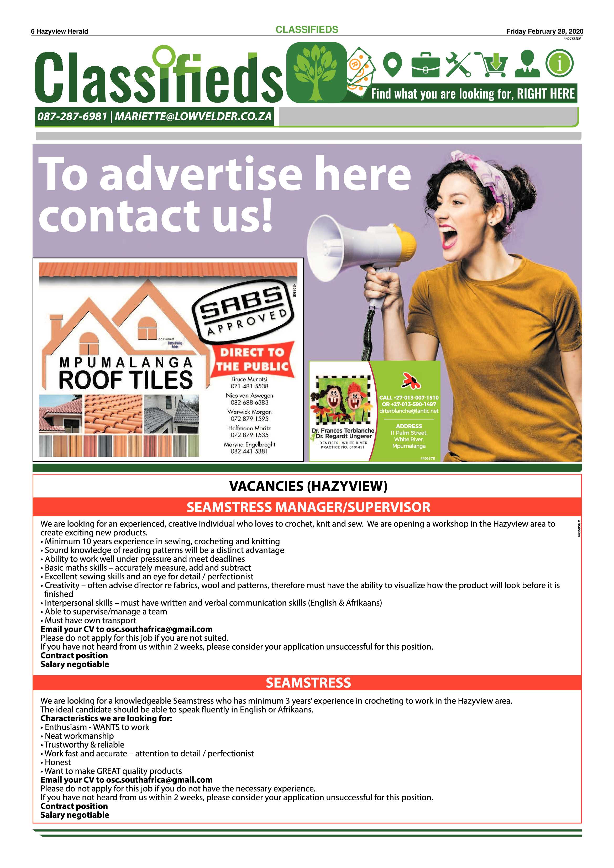 Hazyview Herald 28 February 2020 page 6
