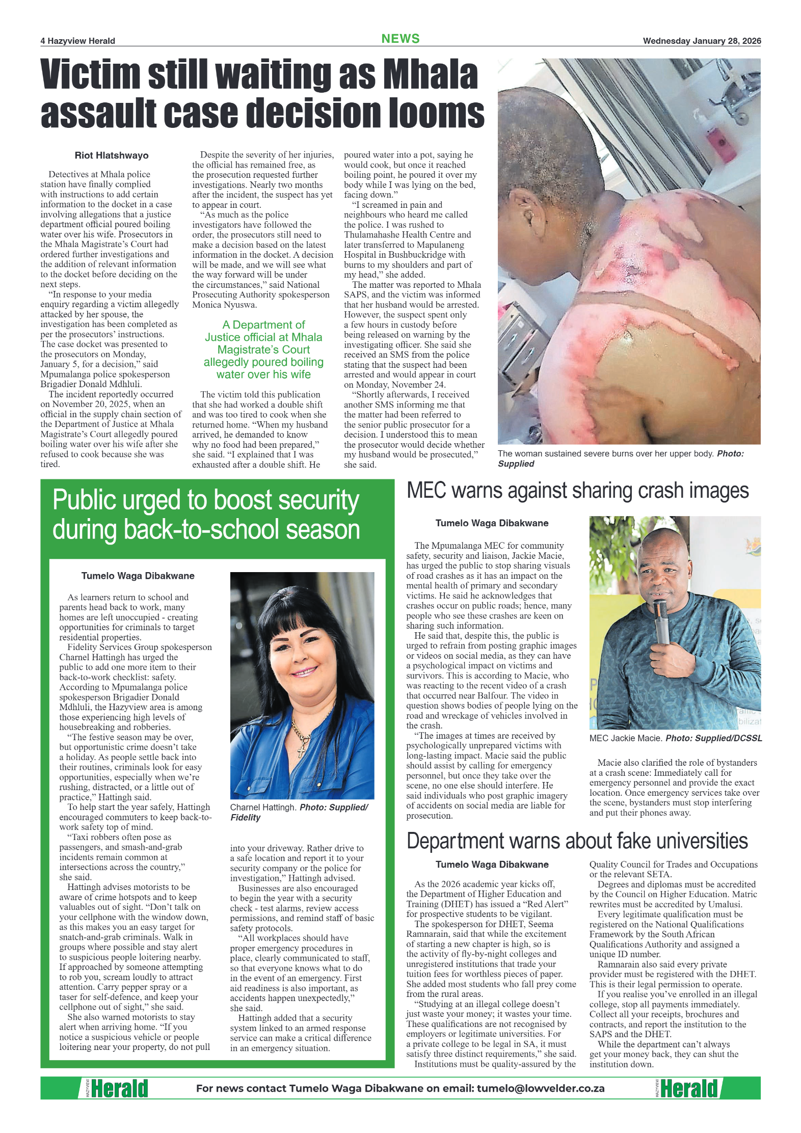 Hazyview Herald 28 January 206 page 4