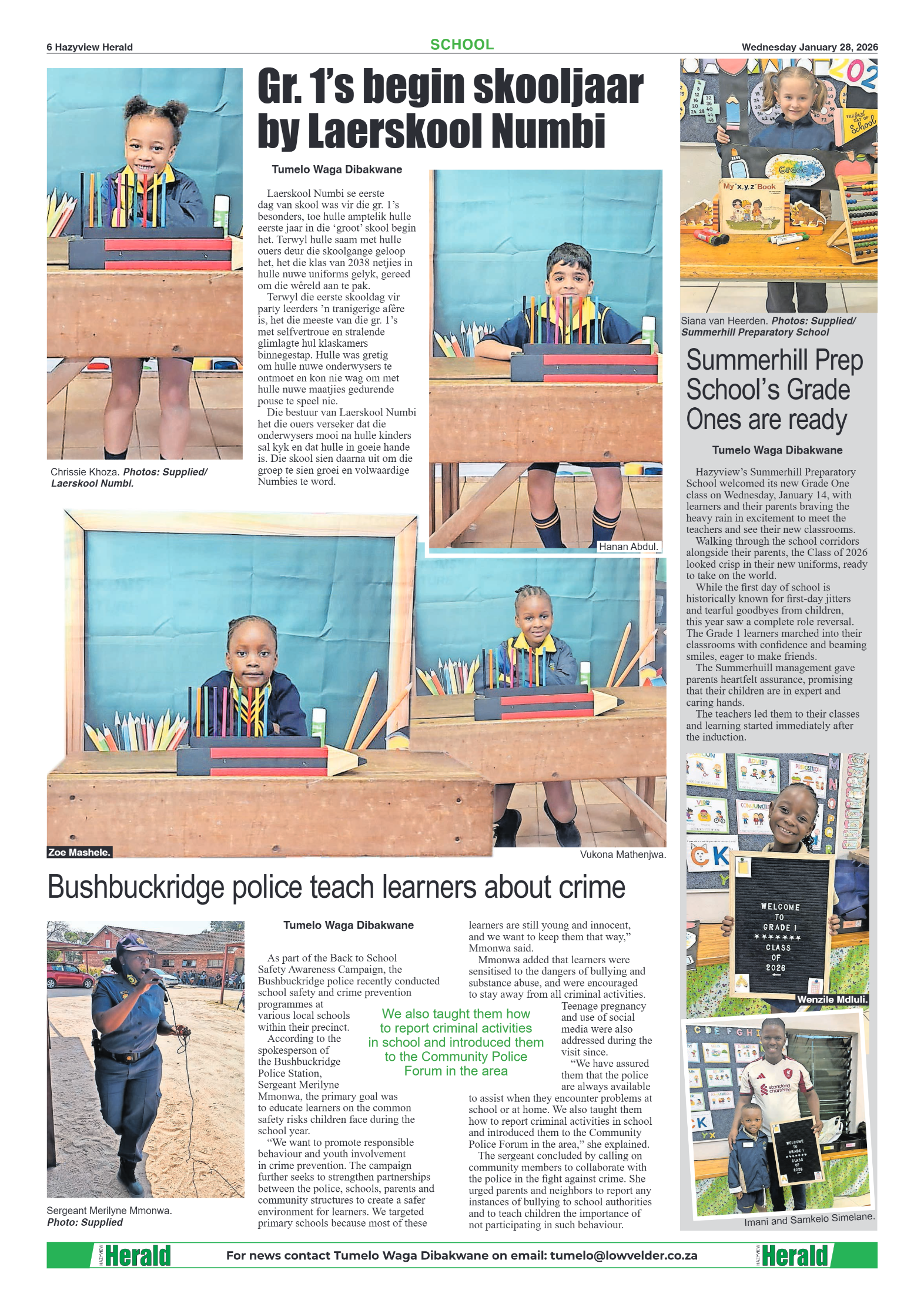 Hazyview Herald 28 January 206 page 6