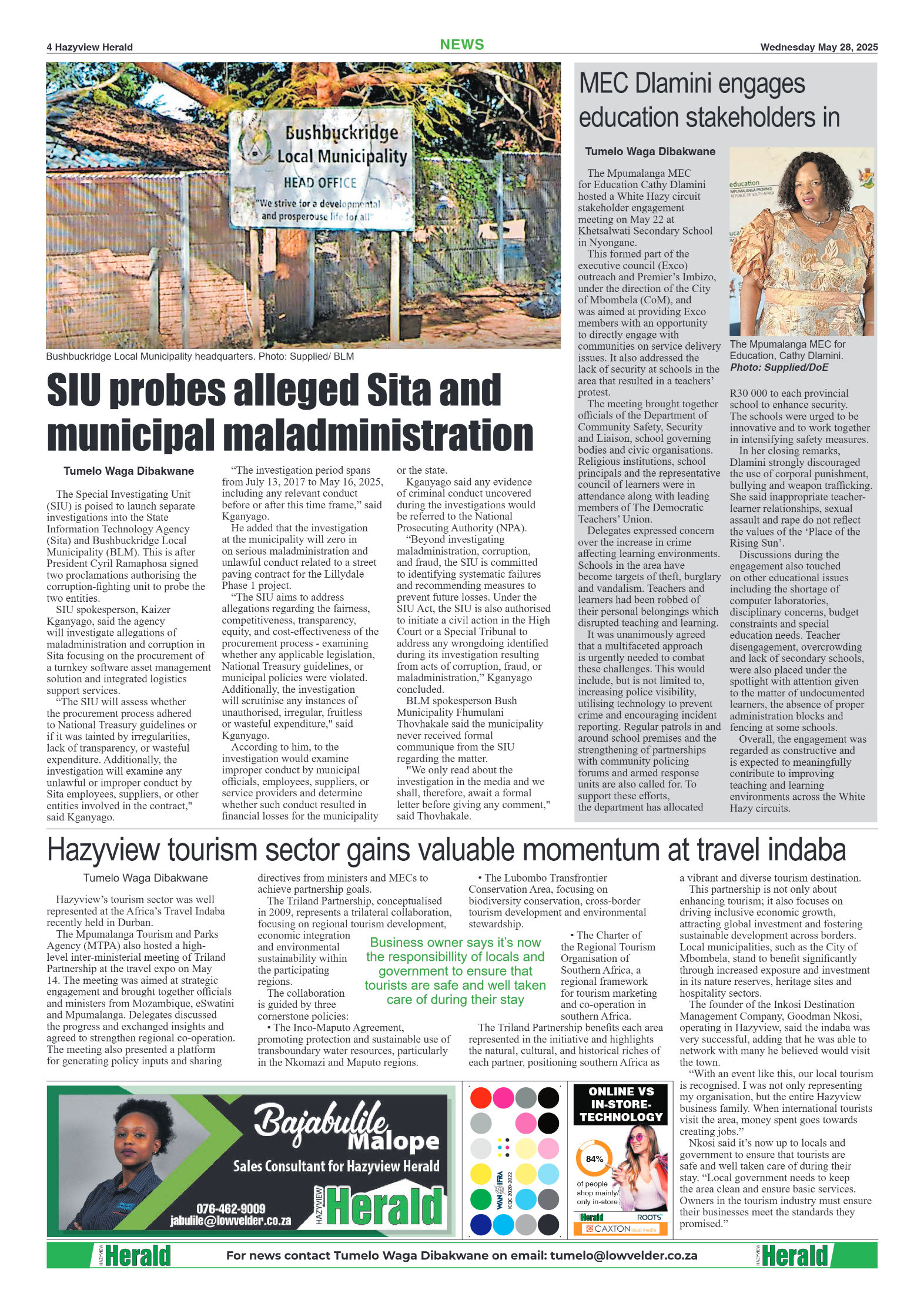 Hazyview Herald 28 May 2025 page 4