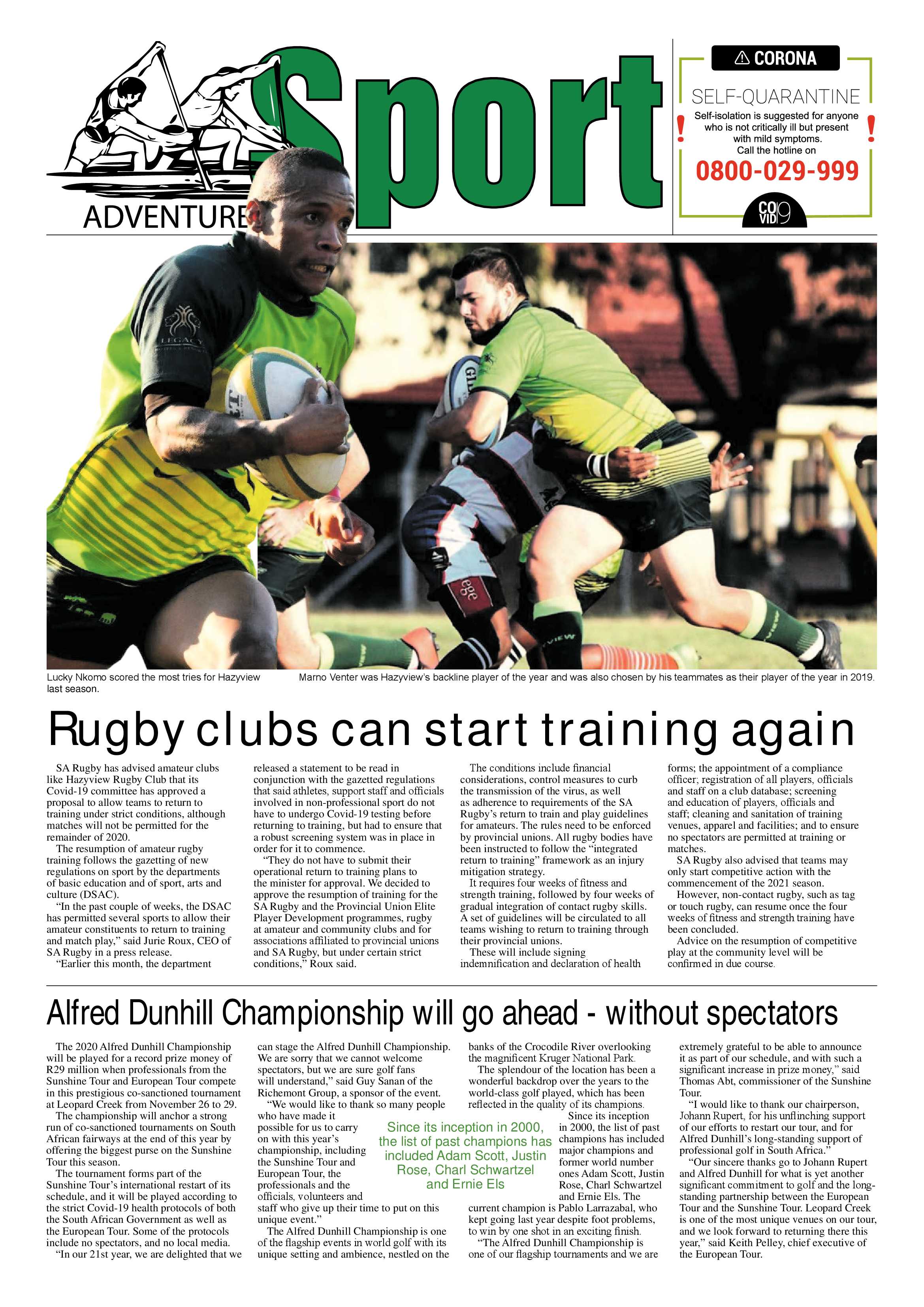 Hazyview Herald 28 October 2020 page 8